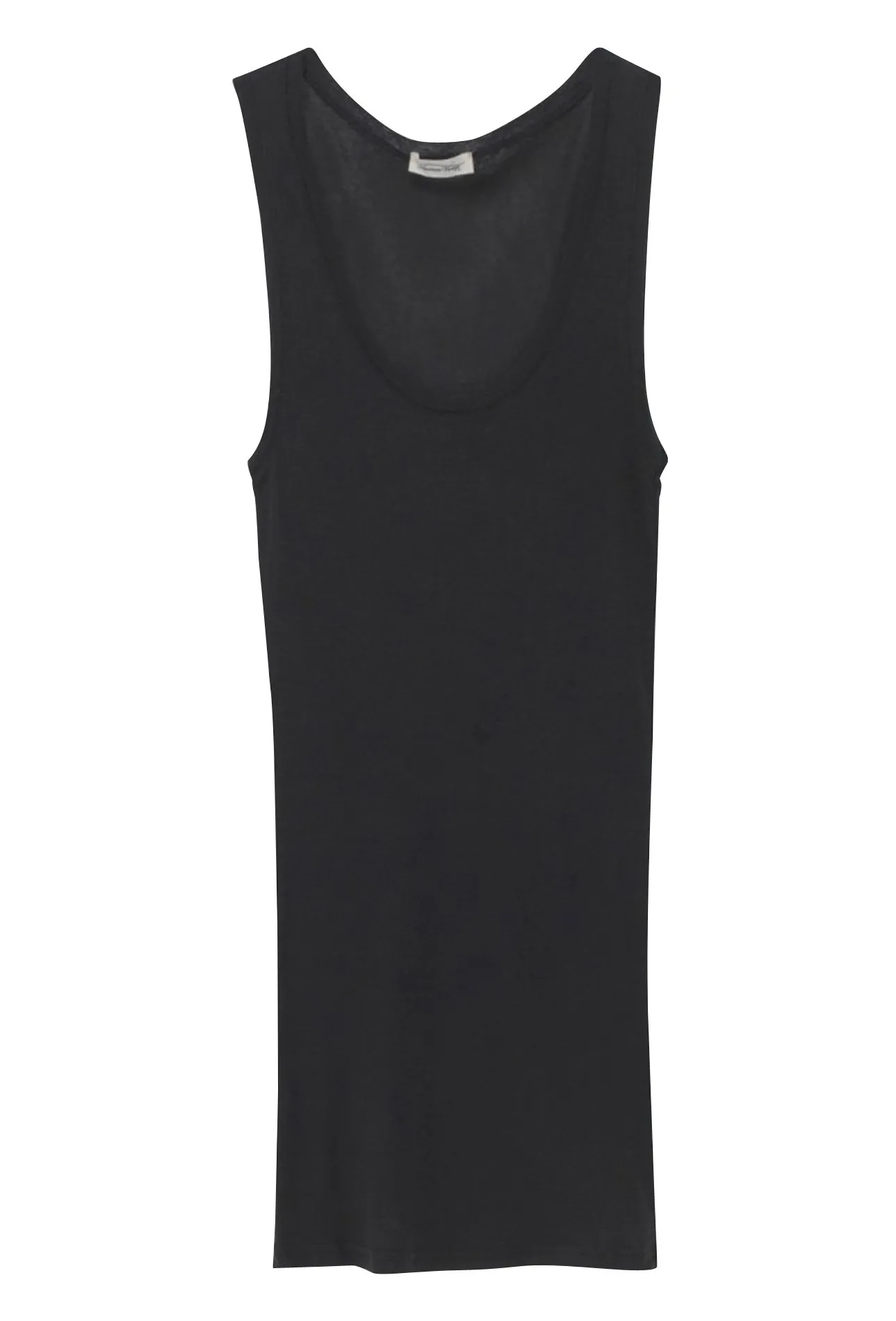 Débardeur à col rond en coton Noir MASSACHUSETTS