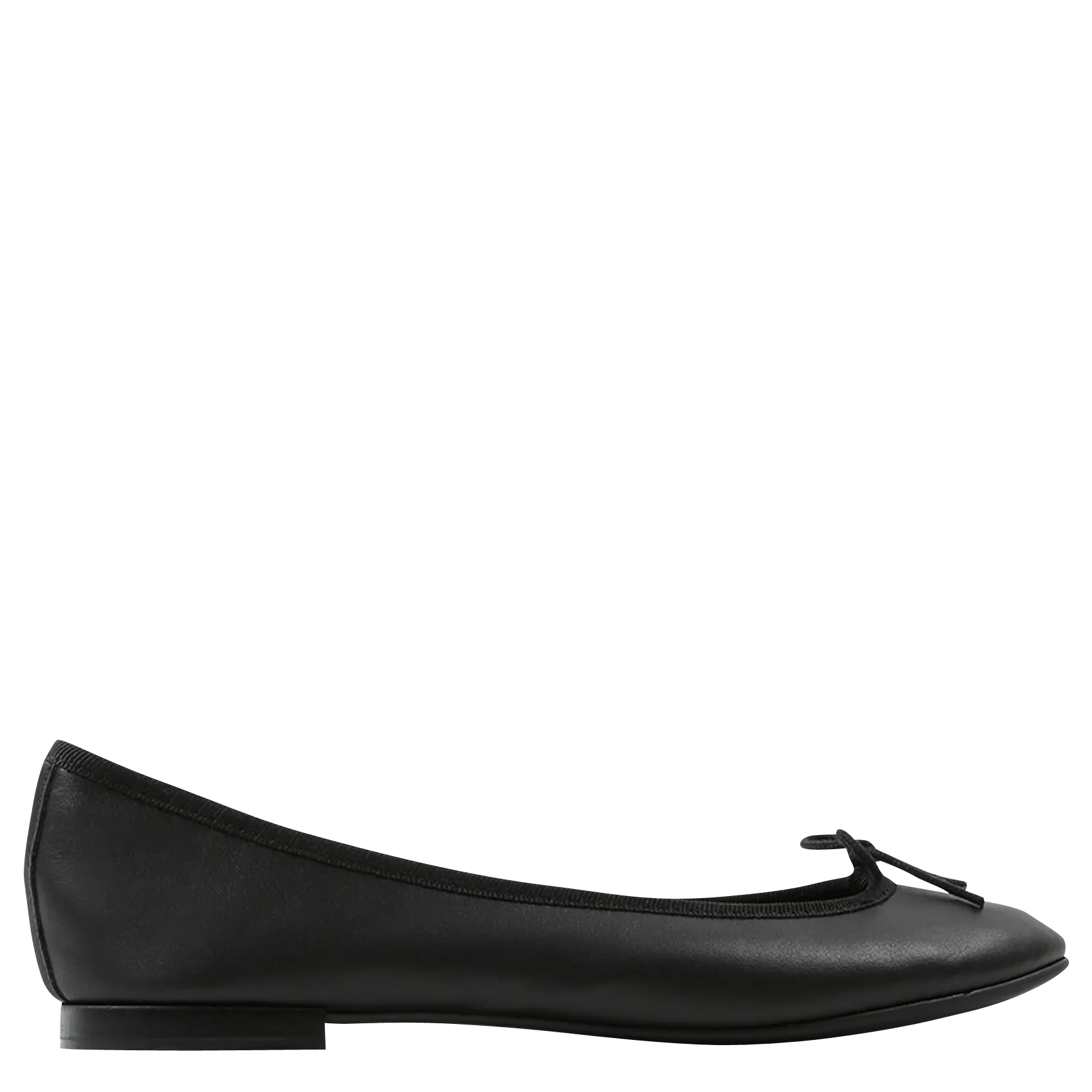 Ballerines en cuir Noir CENDRILLON