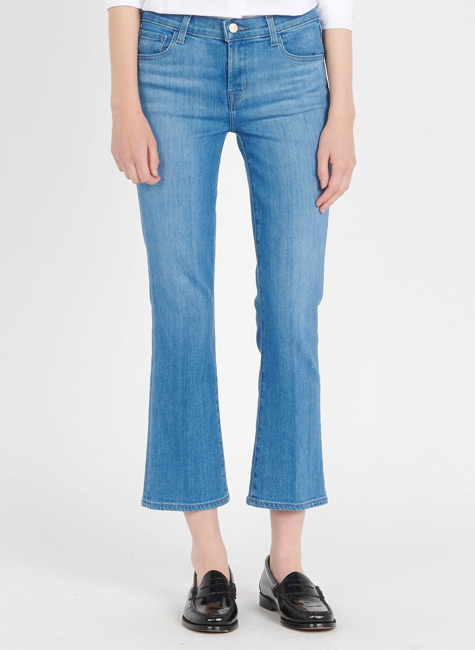 Jean bootcup 7/8 ème stretch Jean Délavé