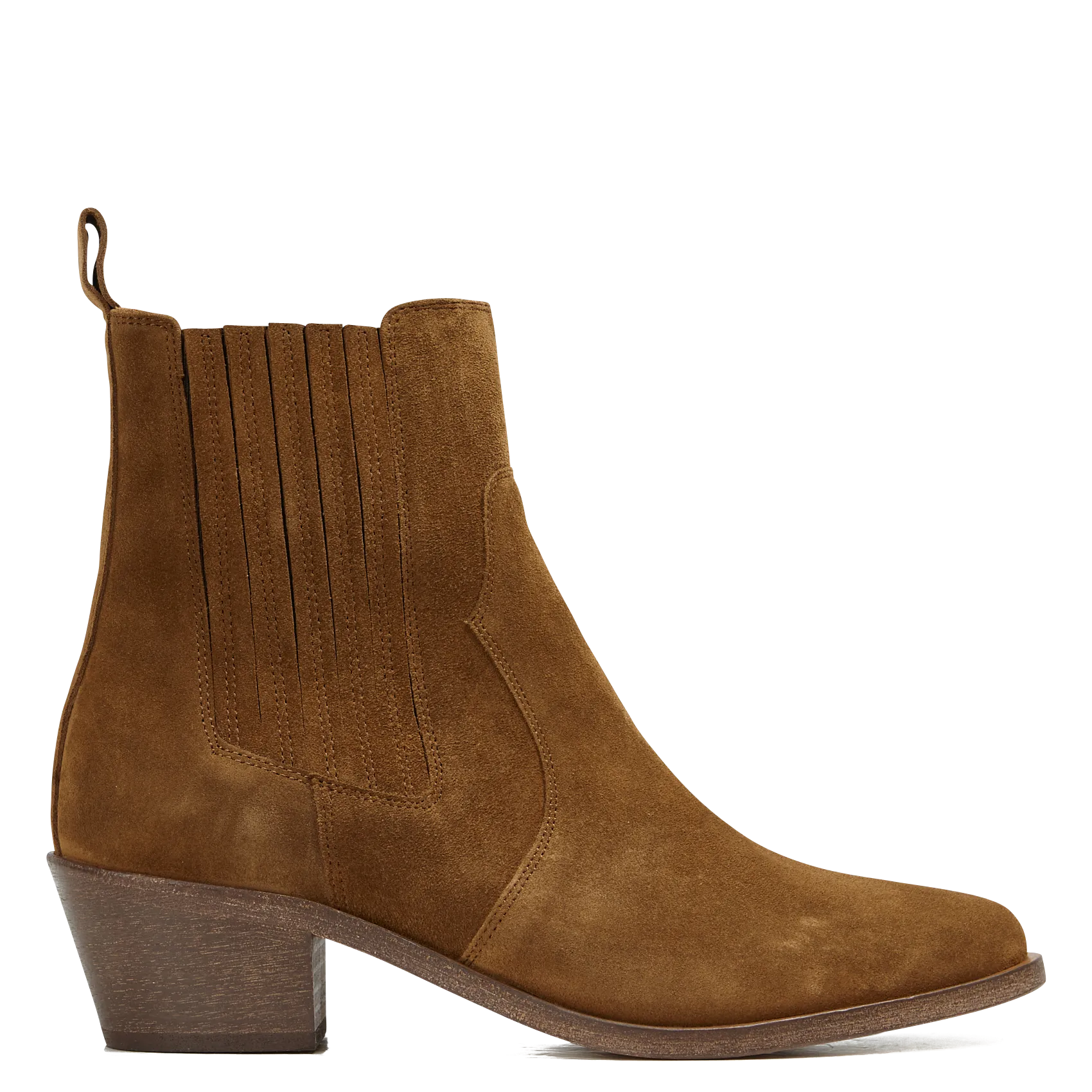 Santiags en cuir Marron SOFIA