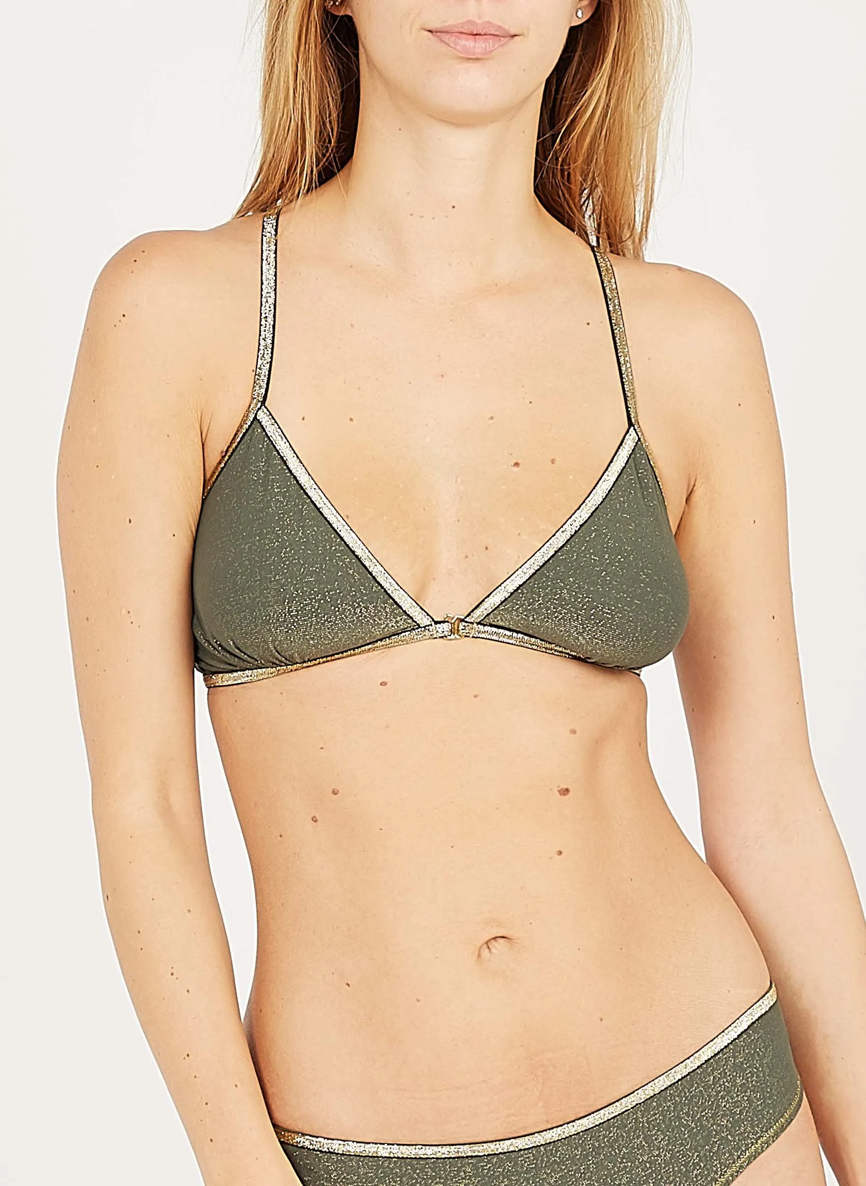 Soutien-gorge triangle Vert Angèle