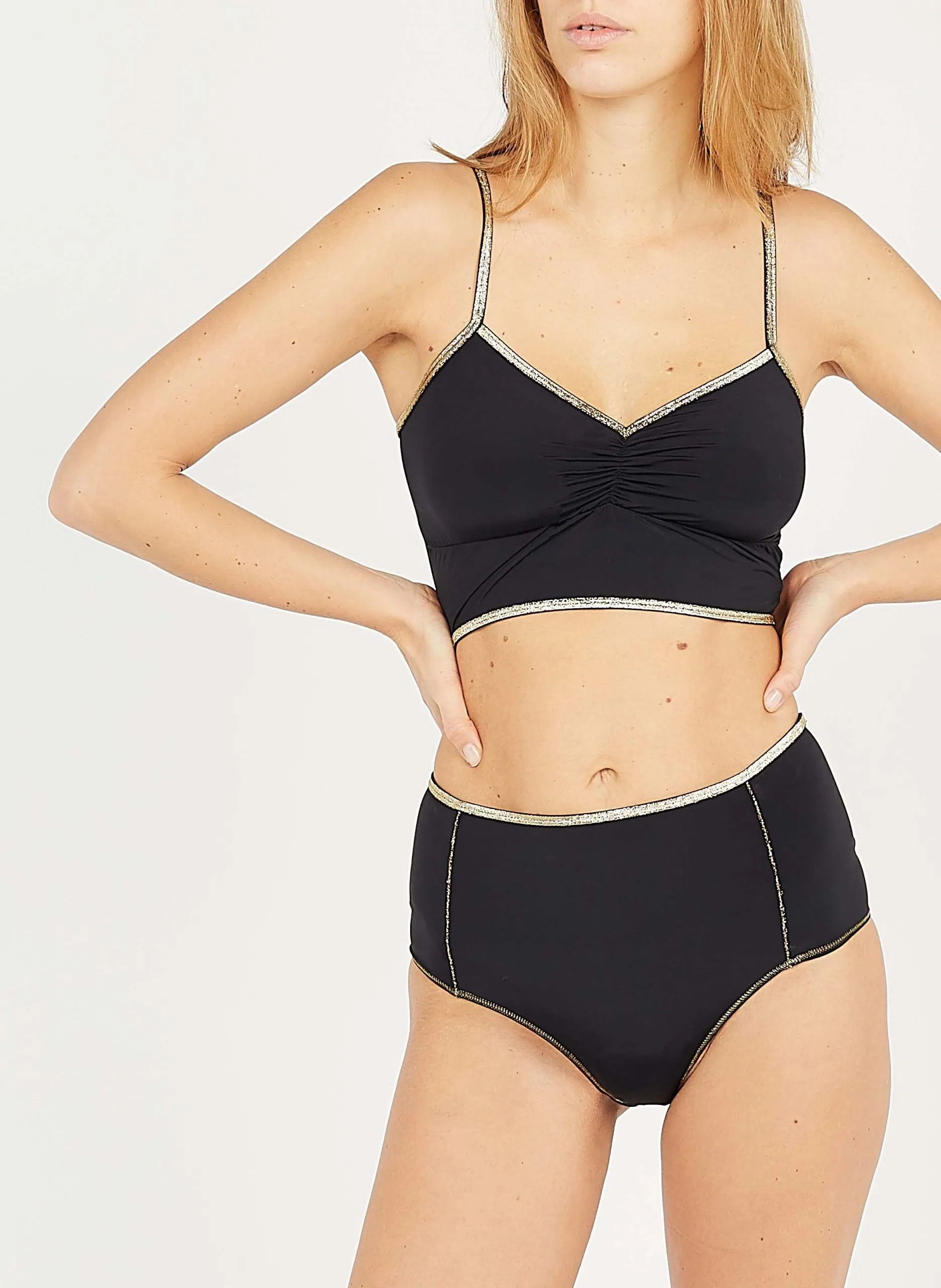 Brassière en microfibre Noir