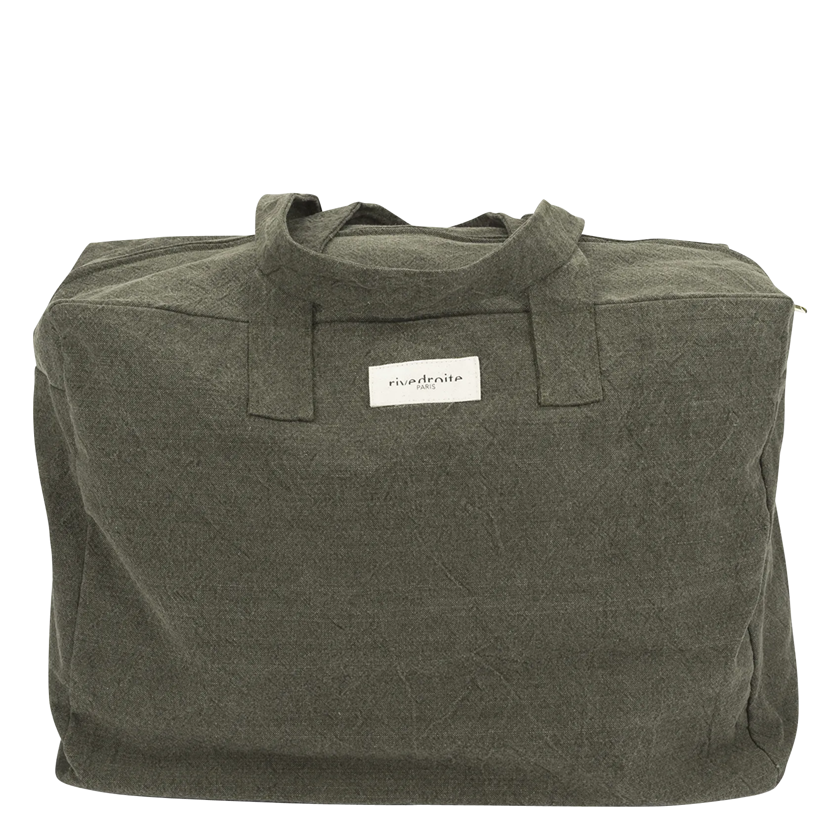 Sac de voyage en coton recyclé Vert ELZEVIR