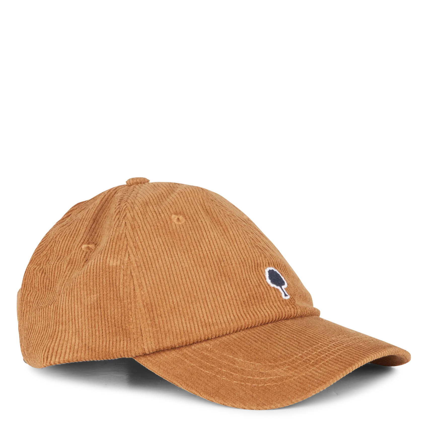 Casquette en velours côtelée Marron