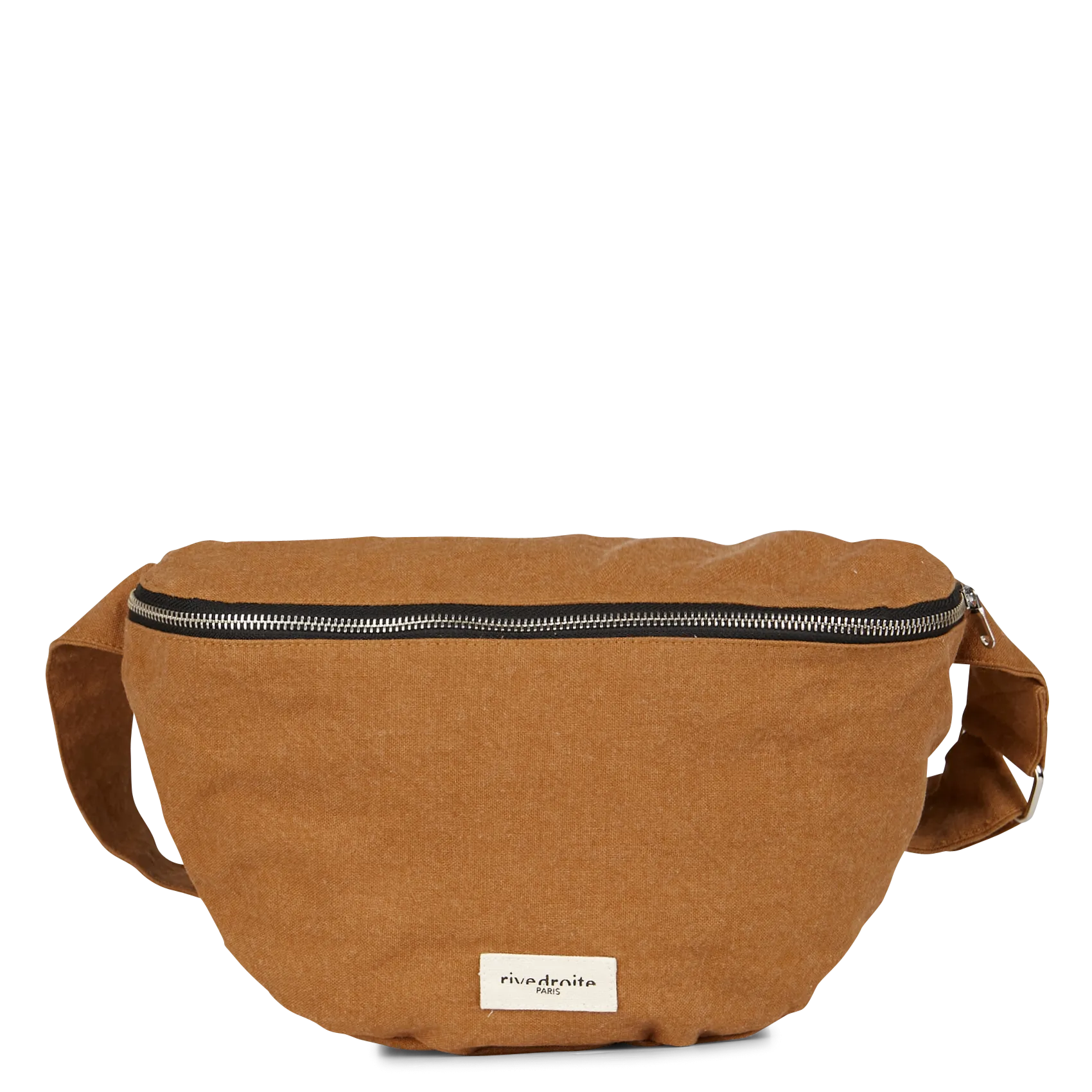 Sac banane en coton recyclé imprimé Beige CUSTINE XL