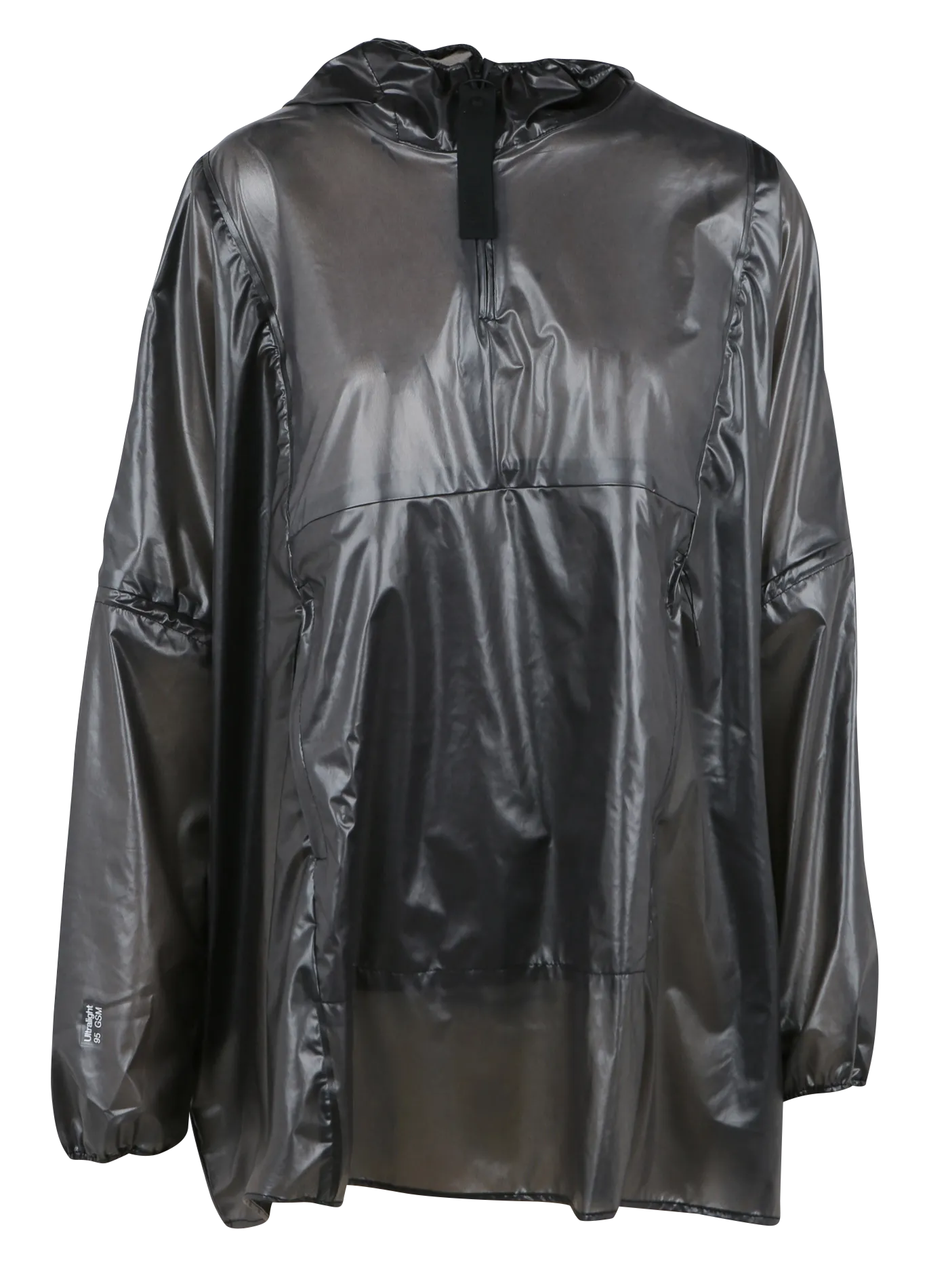 Anorak col montant à capuche Noir Ultralight Anorak