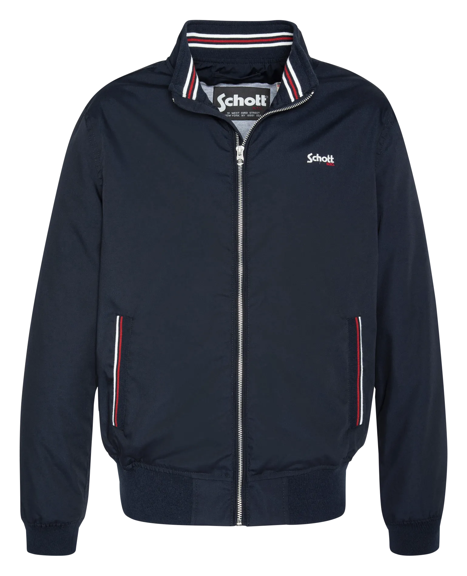 Blouson col montant regular-fit Bleu