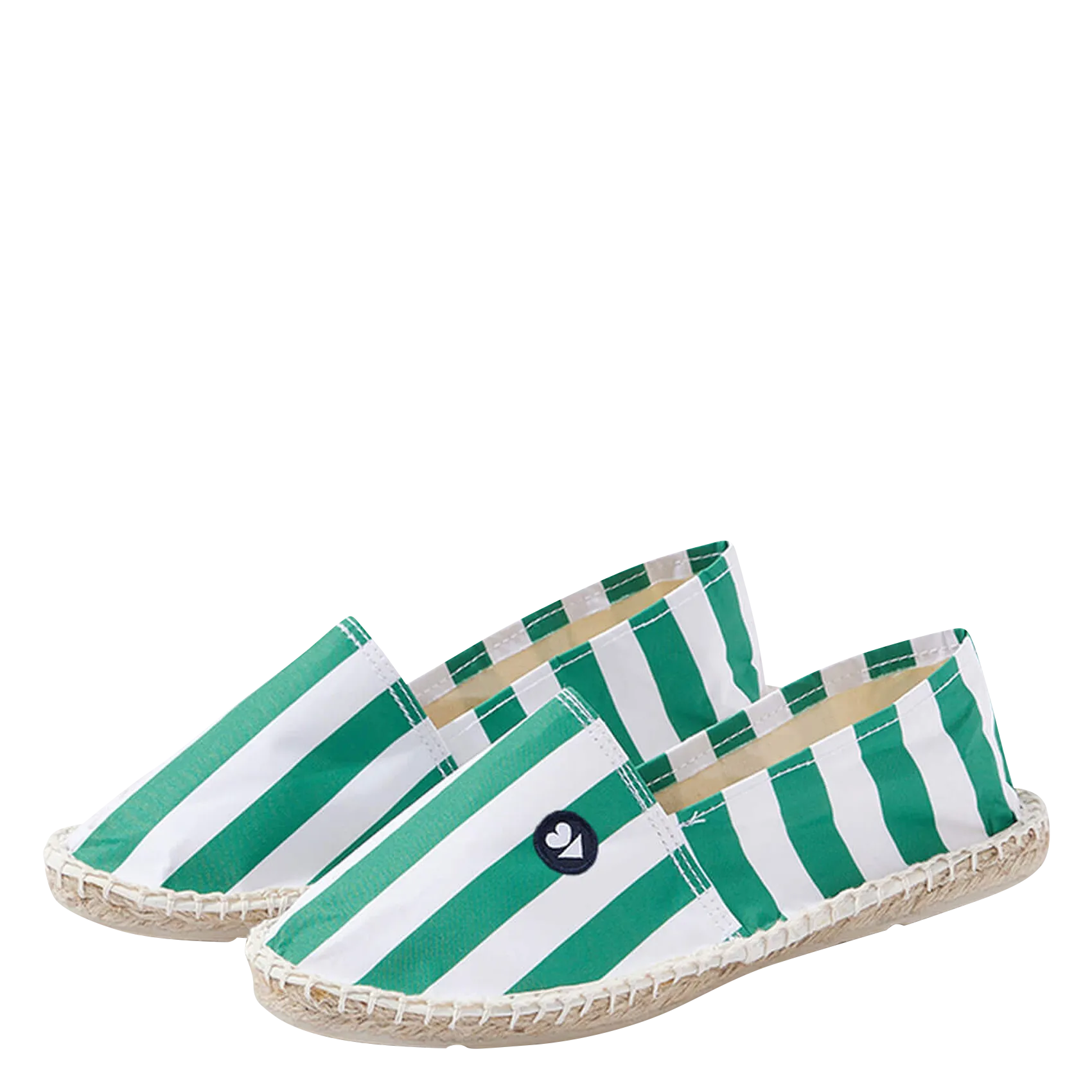 Espadrilles rayées Bleu