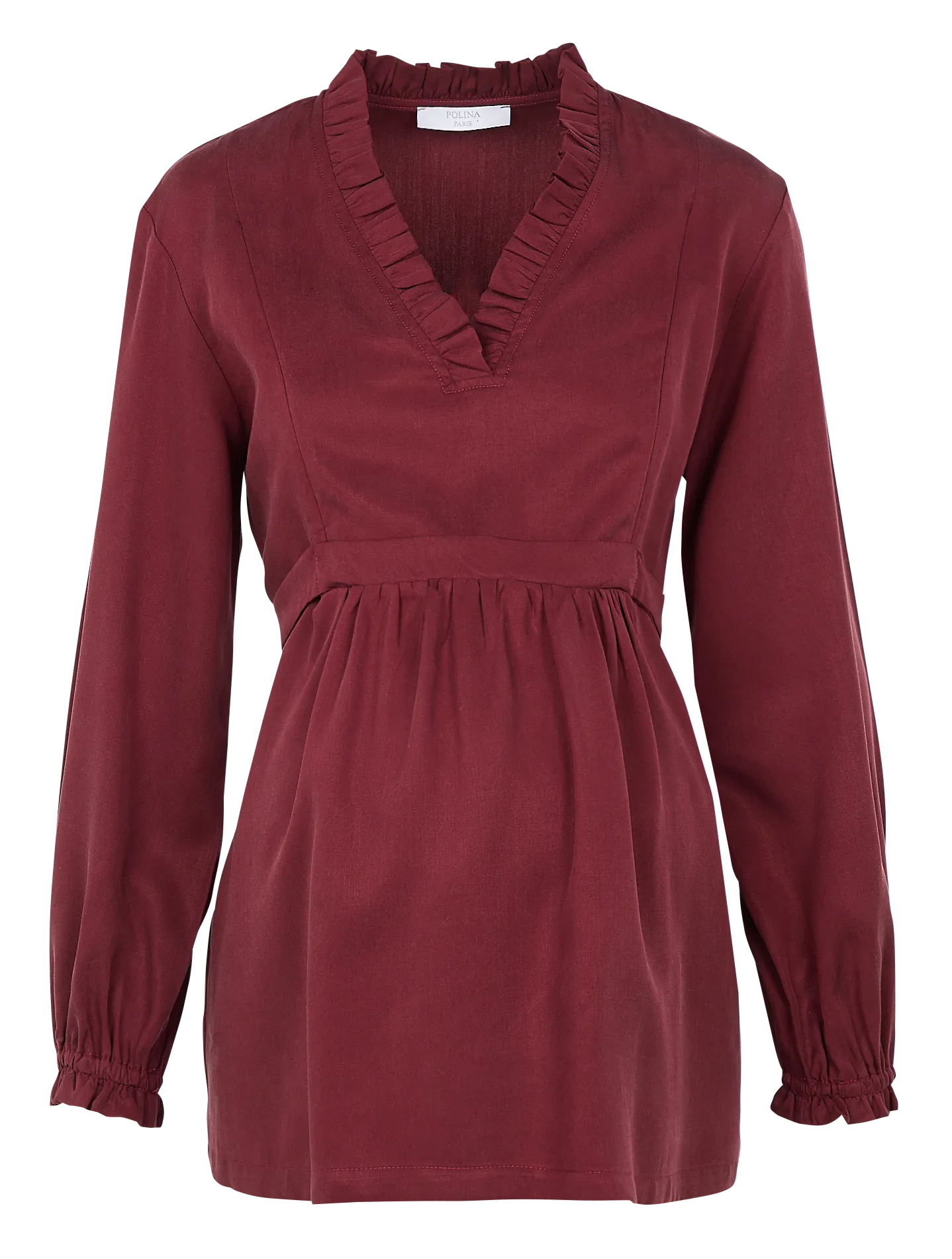 Top manches longue de grossesse Rouge Praha