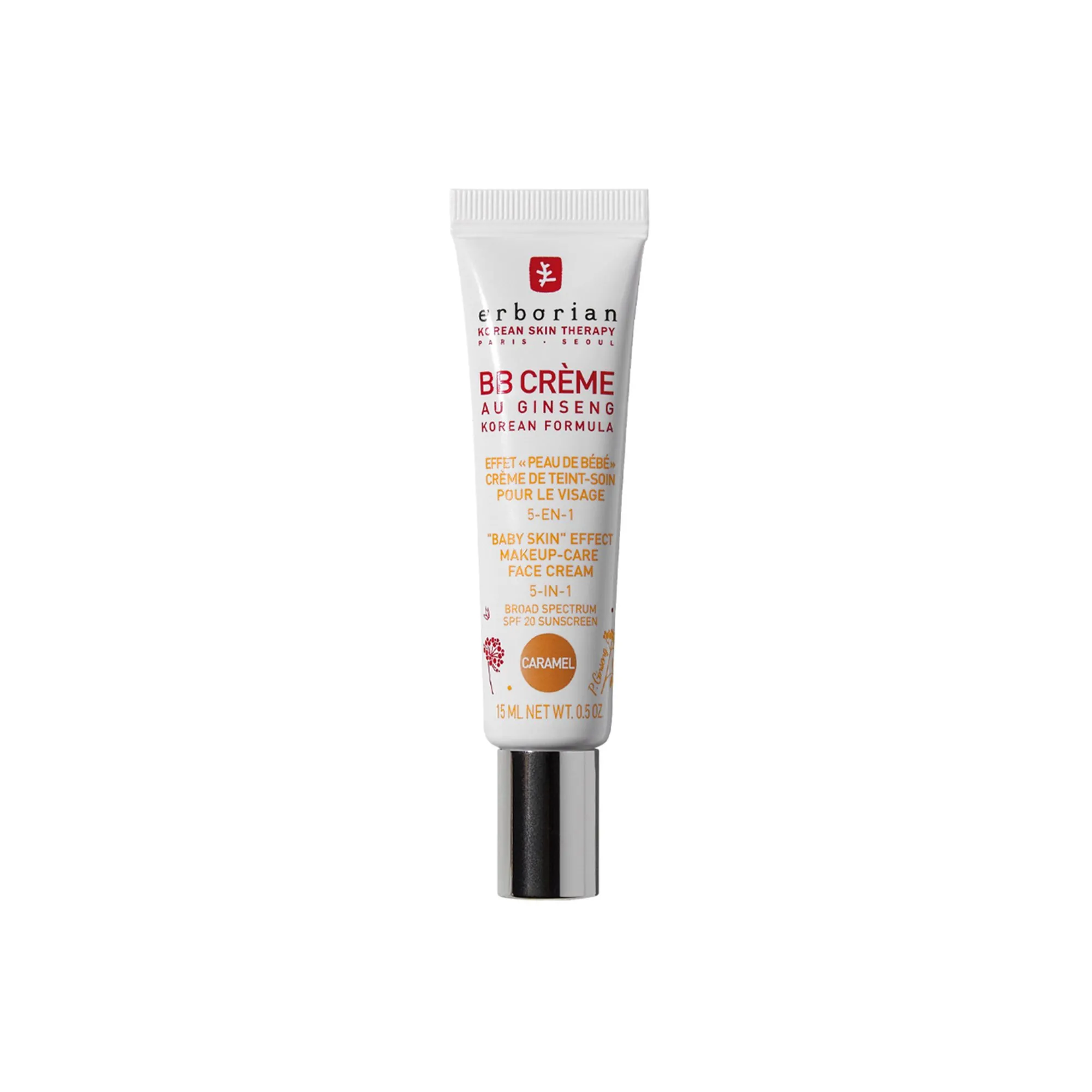BB Crème au Ginseng - Crème de Teint-Soin 5-en-1 - Effet Caramel