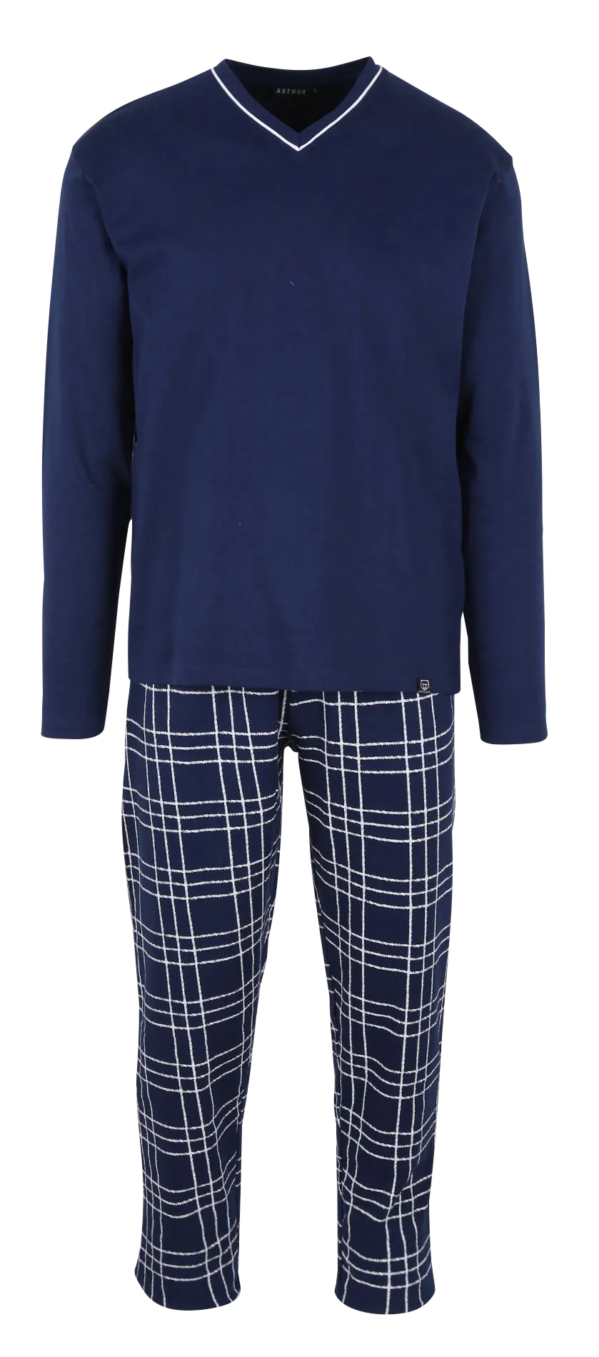 Pyjama imprimé en coton mélangé Bleu ZAC