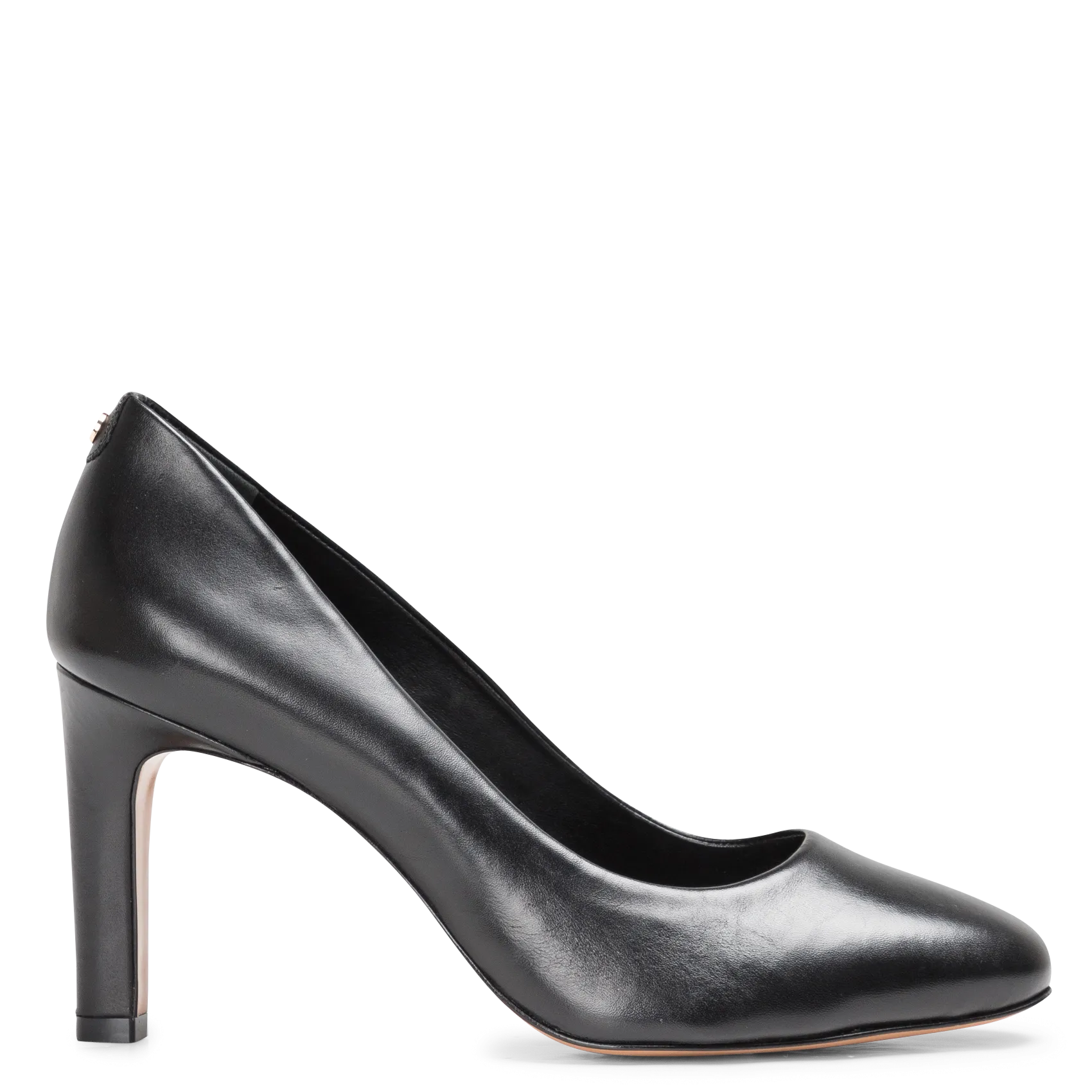 Escarpin en cuir lisse Noir ZAINA