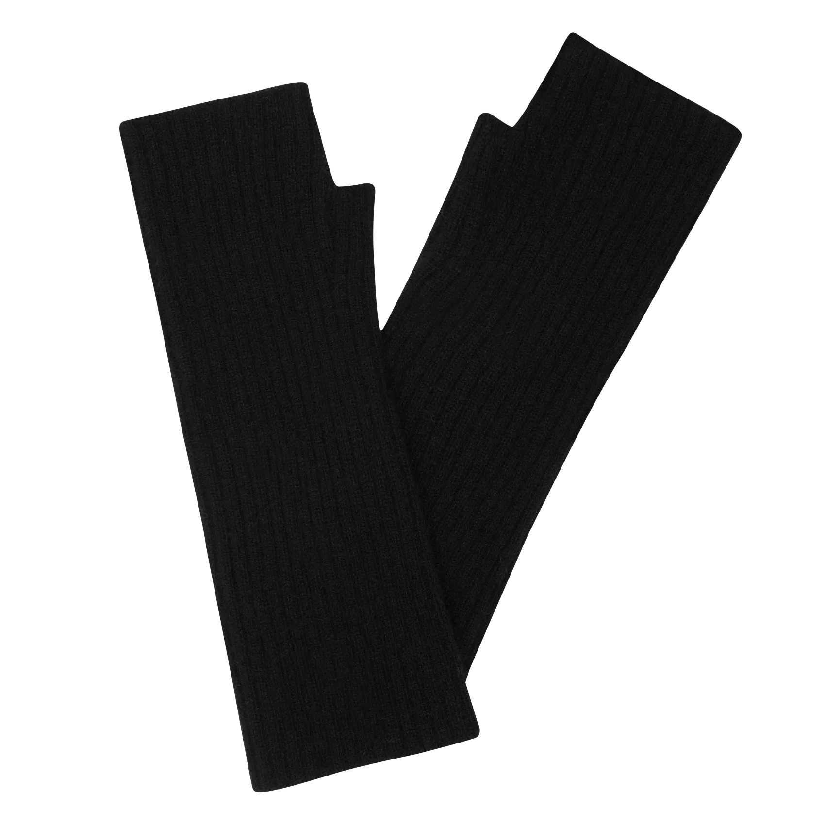 Mitaines en cachemire Noir