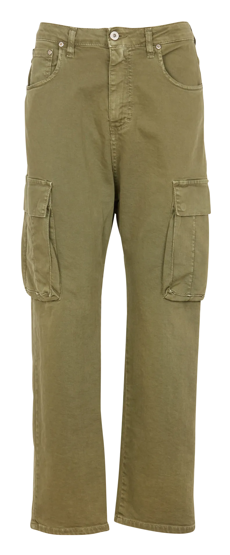 Jean cargo droit Blanc