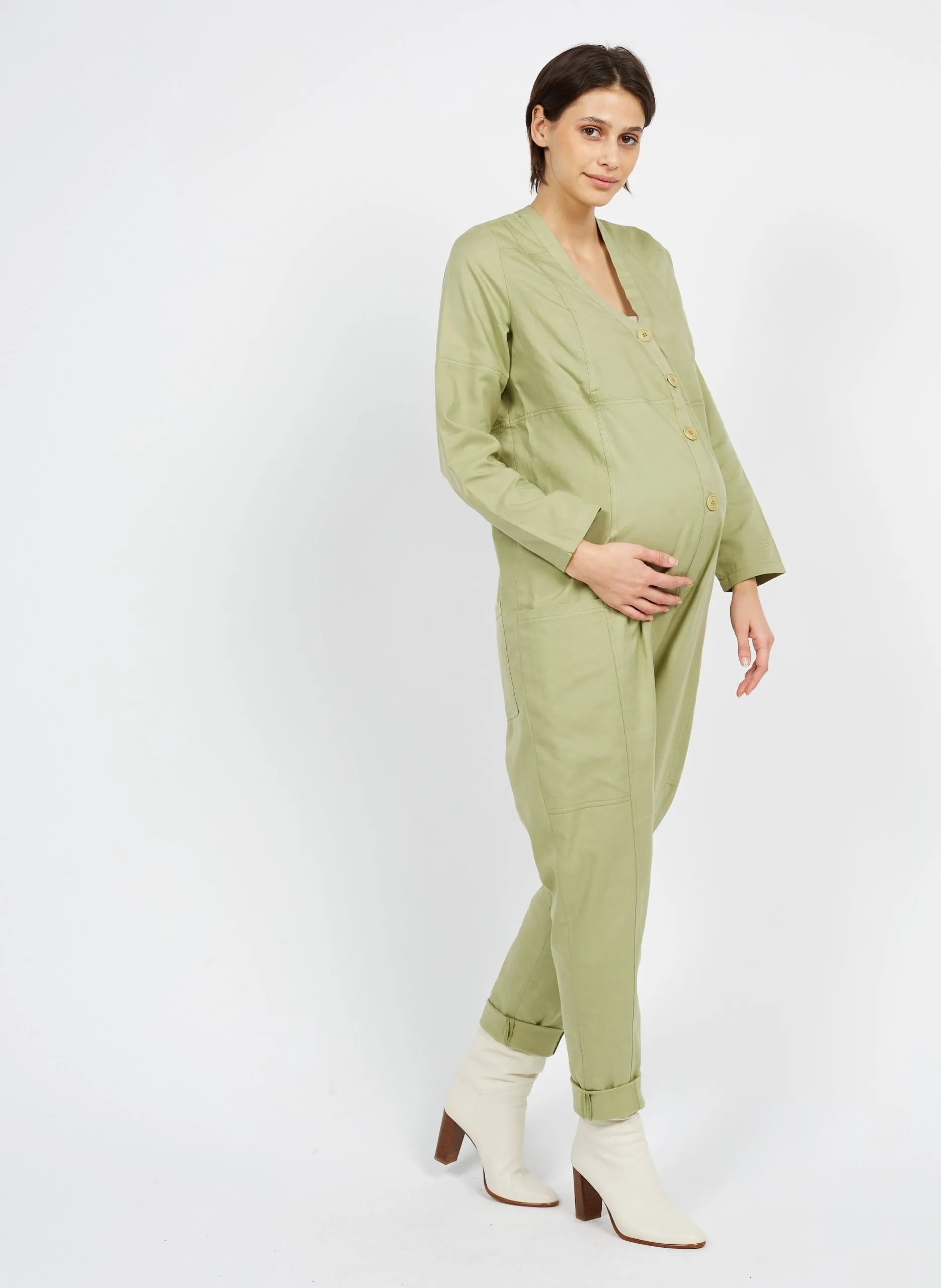 Combinaison de grossesse Vert COMBINAISON GROSSESSE