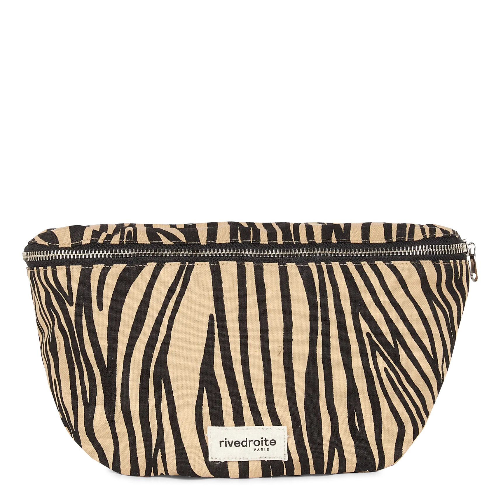 Sac banane en coton recyclé imprimé Beige CUSTINE