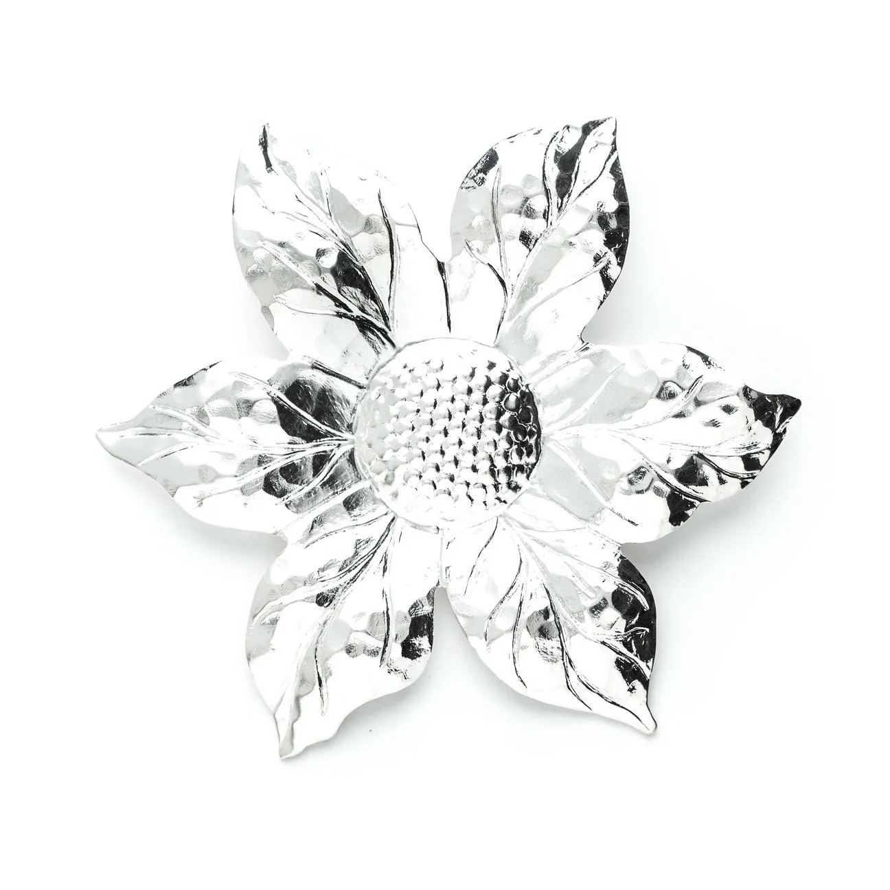 Broche fleur doré à l'or fin Argent HESPÉRIS