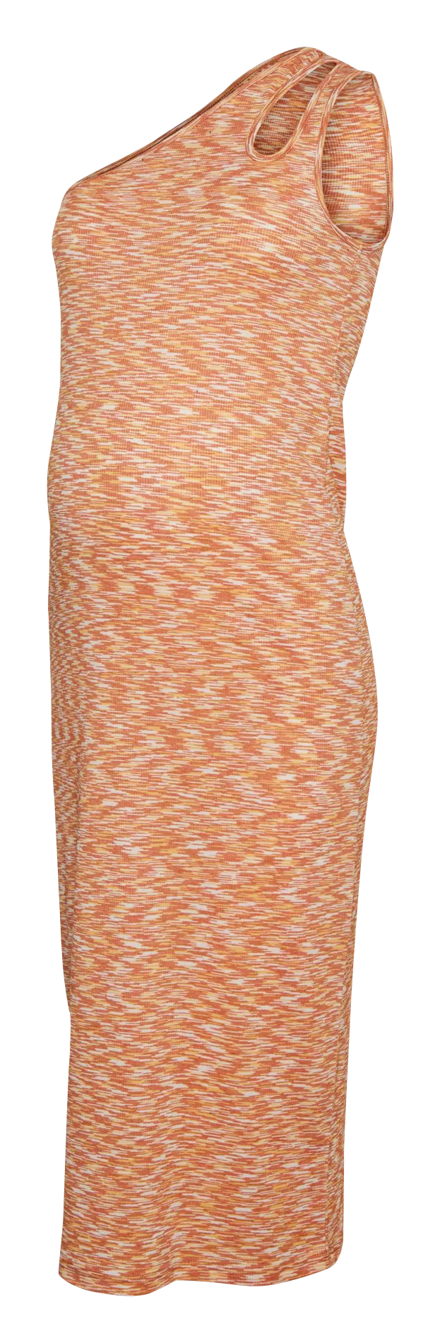 Robe sans manches de grossesse Orange ZINNIA
