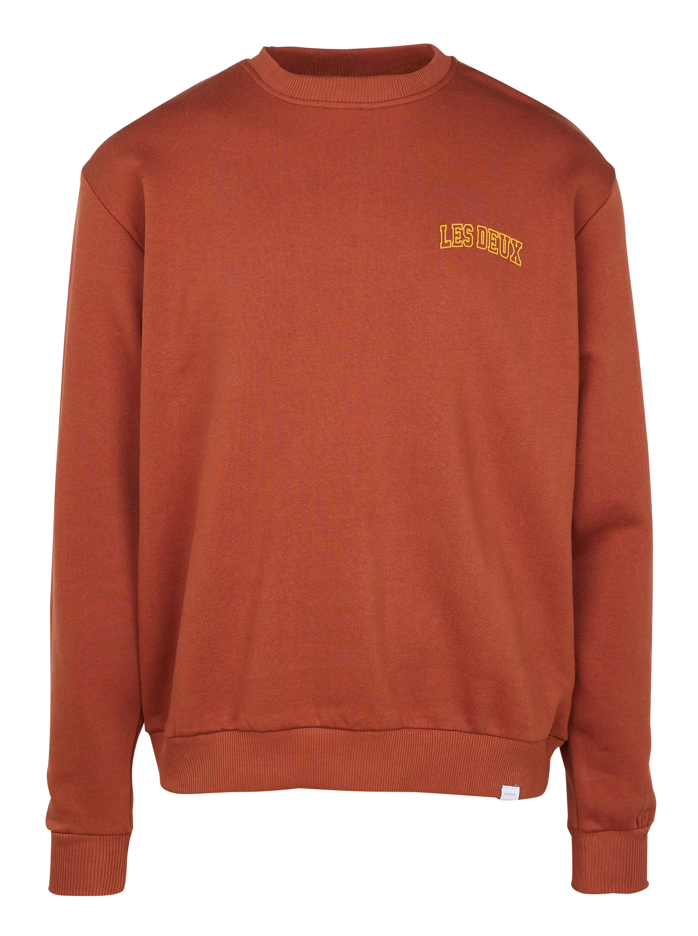 Sweat à col rond en coton Marron