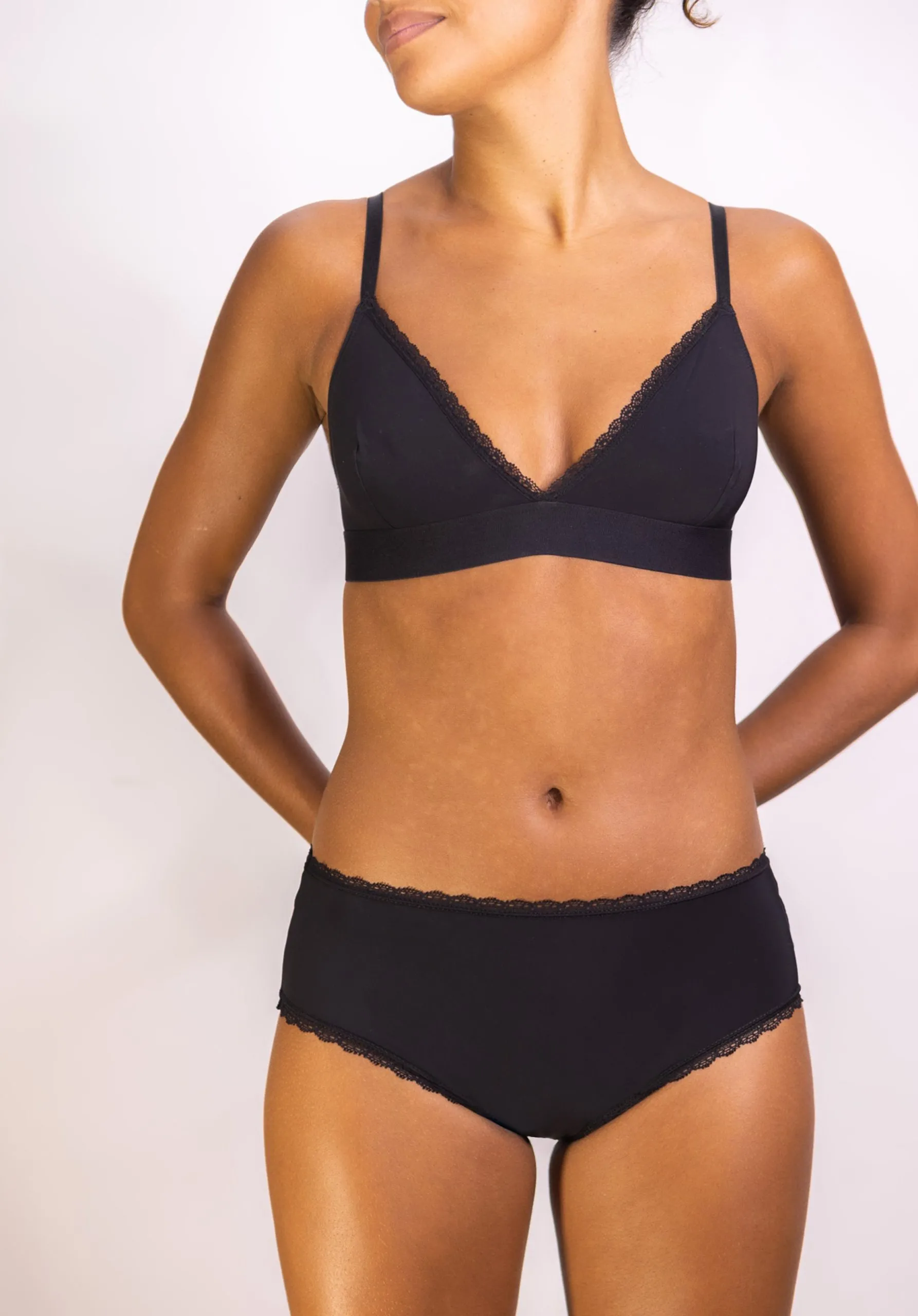 Culotte menstruelle flux abondant Noir CALLIE