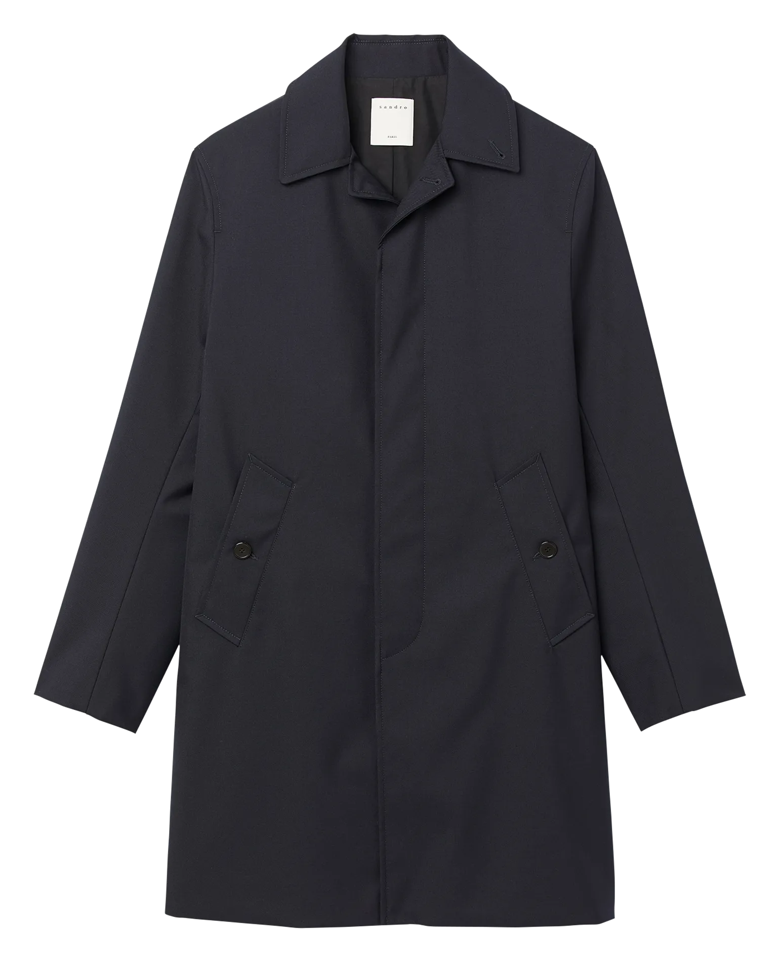 Imperméable droit Bleu