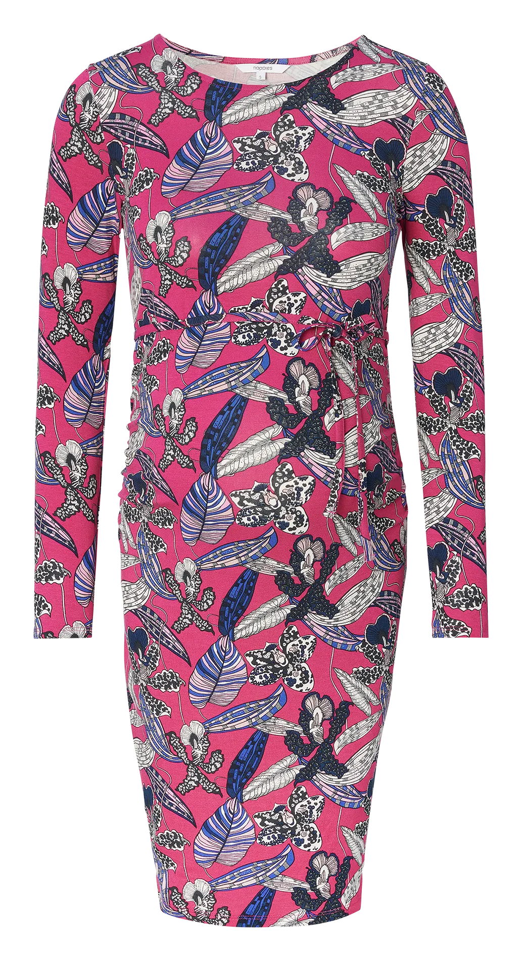 Robe midi en viscose stretch Rose AUSTIN