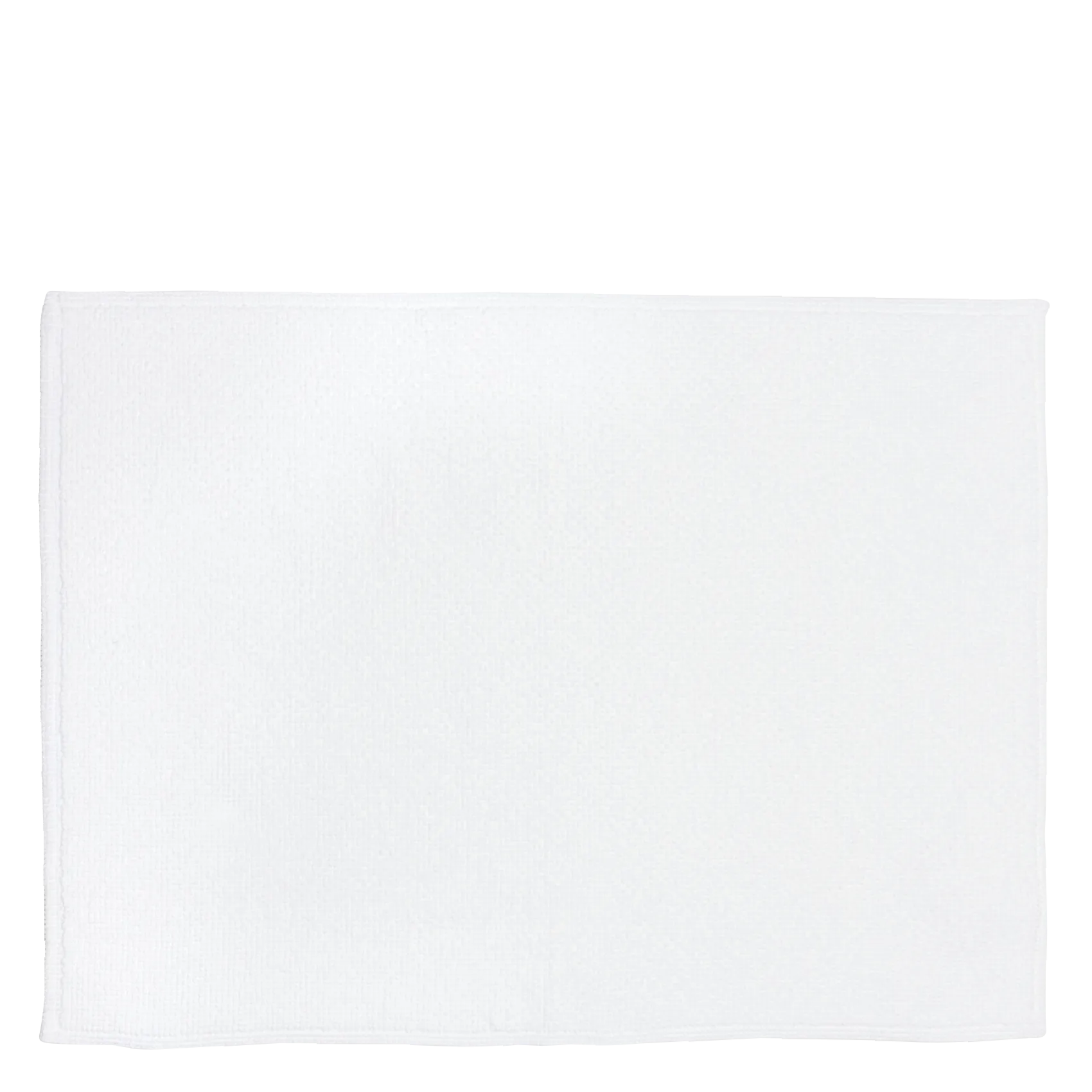 Tapis de bain en coton Blanc