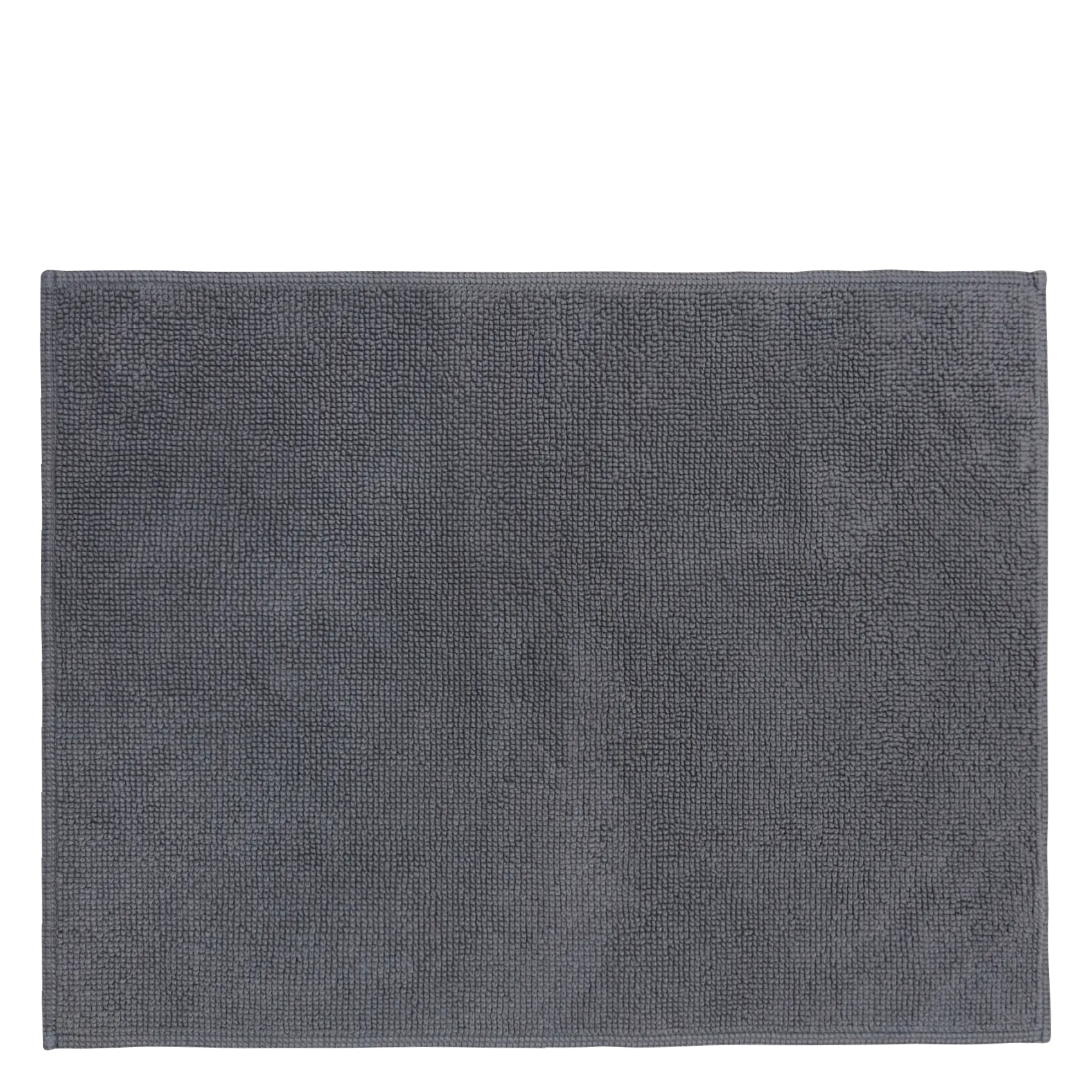 Tapis de bain en coton Gris