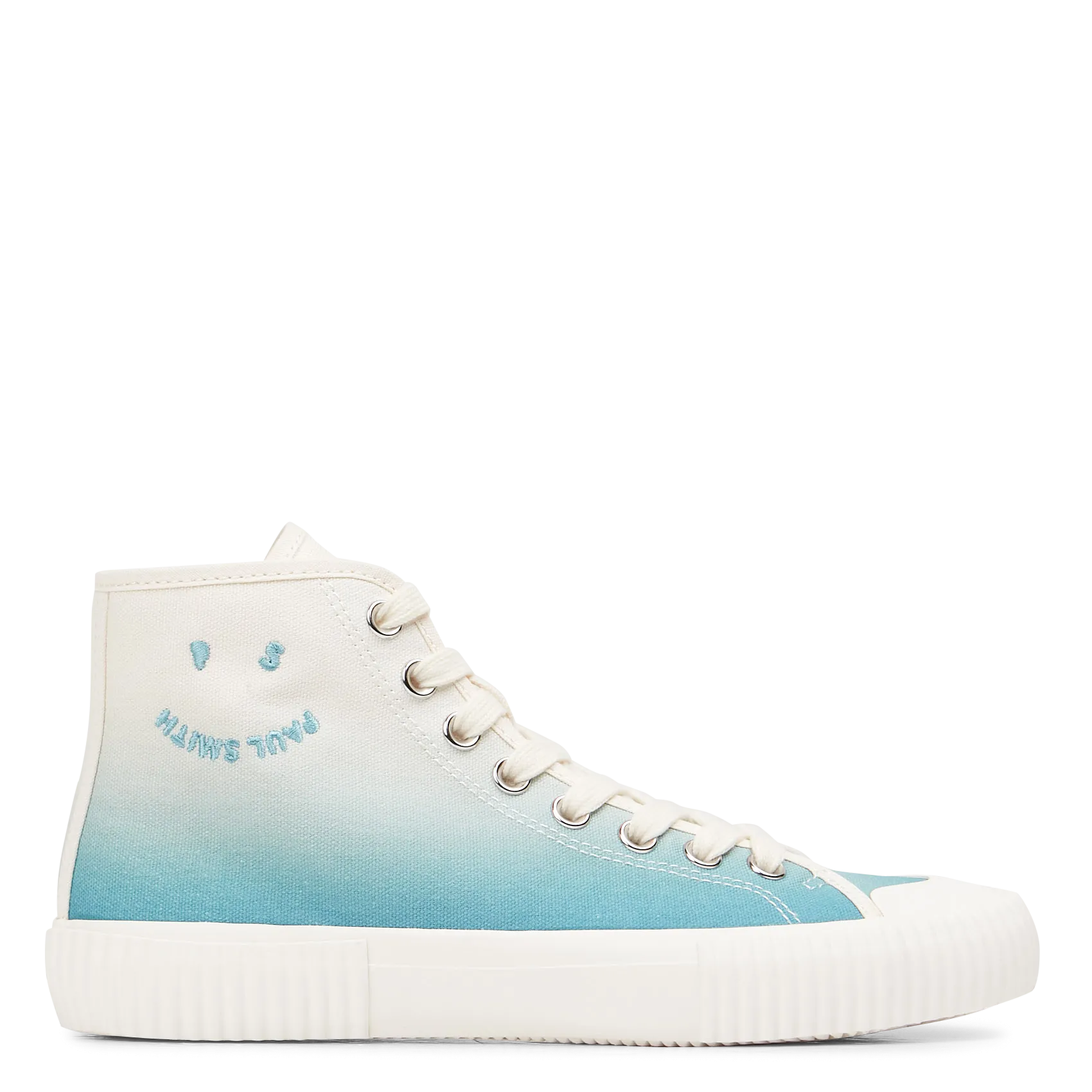 Baskets montantes en toile Bleu