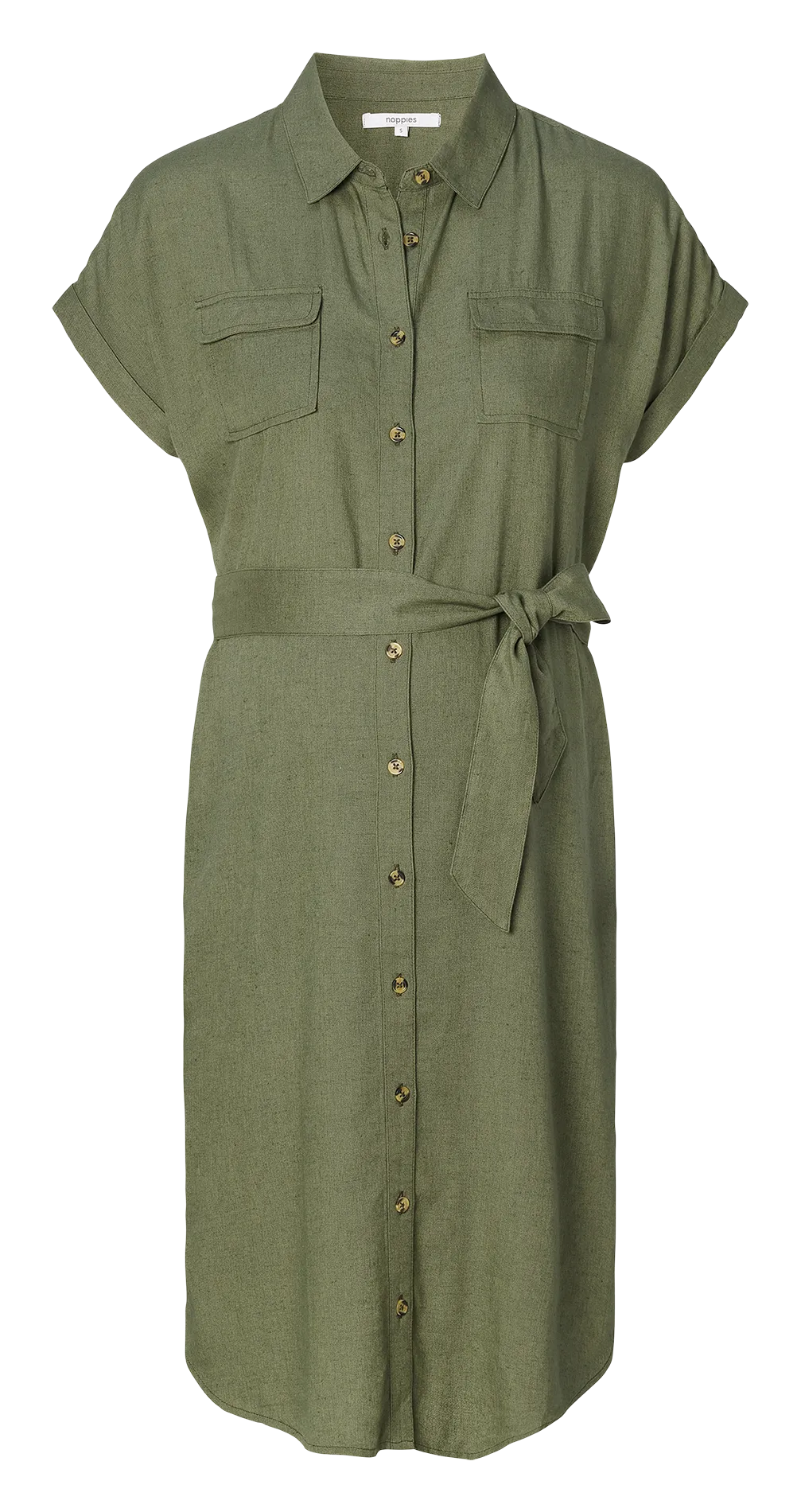 Robe d'allaitement en viscose mélangée Vert BELEM