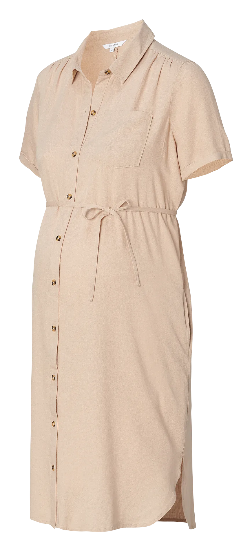 Robe de grossesse boutonnée Beige CHOFU
