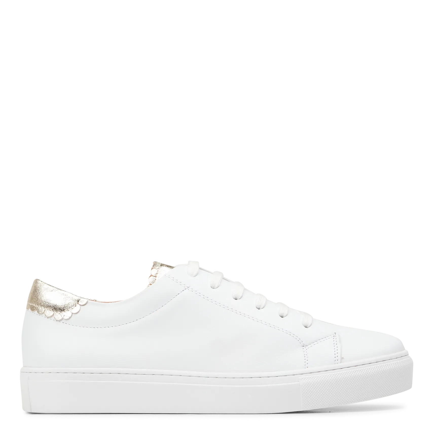 Baskets basses en cuir Blanc SUZANNE