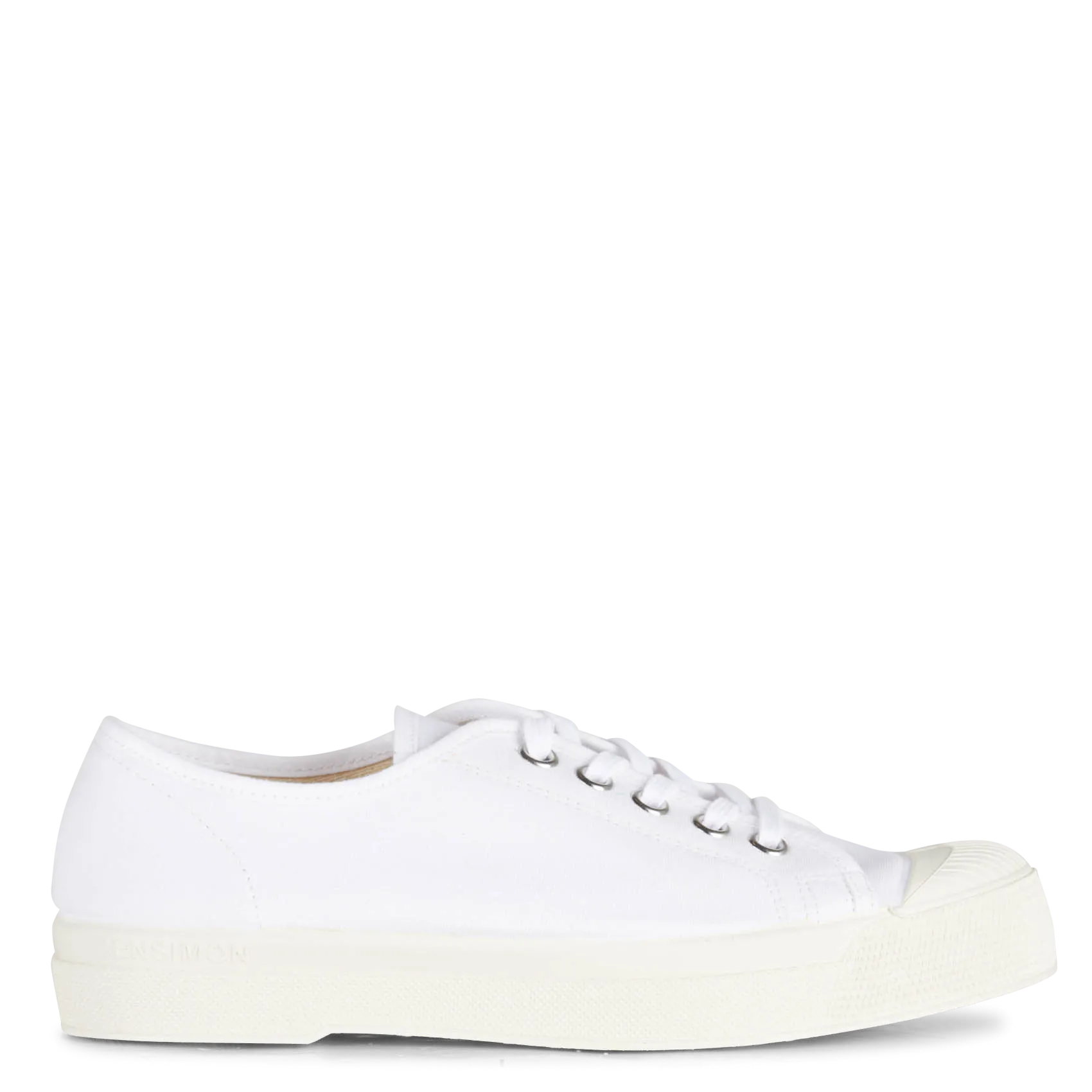 Baskets basses en toile Blanc ROMY