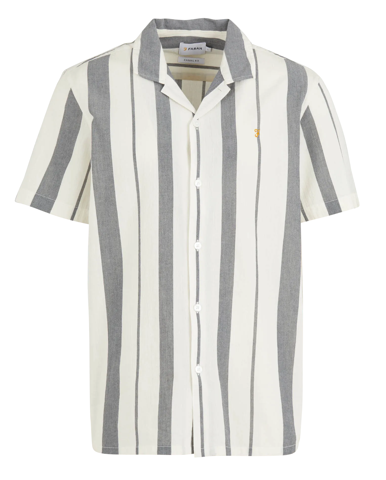 Chemise à rayures en coton Bleu ADLER