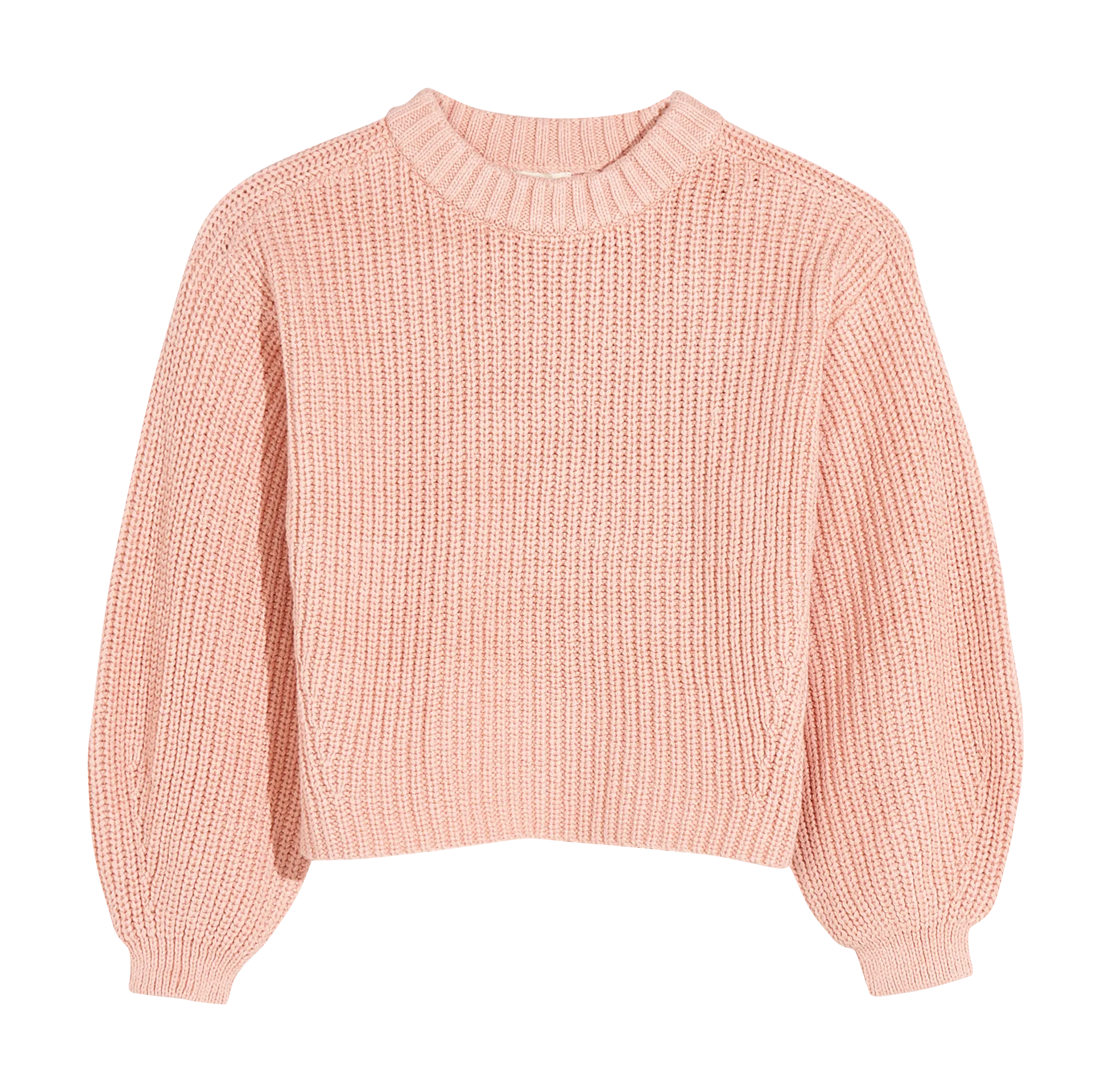 Pull col rond ample Rose GELIO