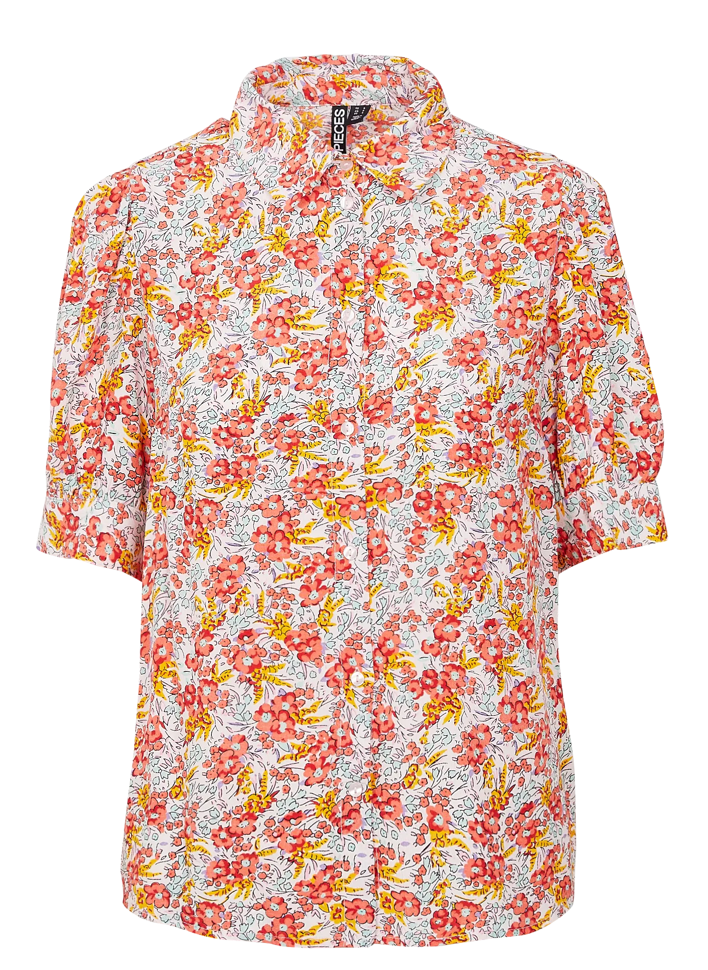 Chemise col classique imprimé fleuri Multicolore SIMIONE
