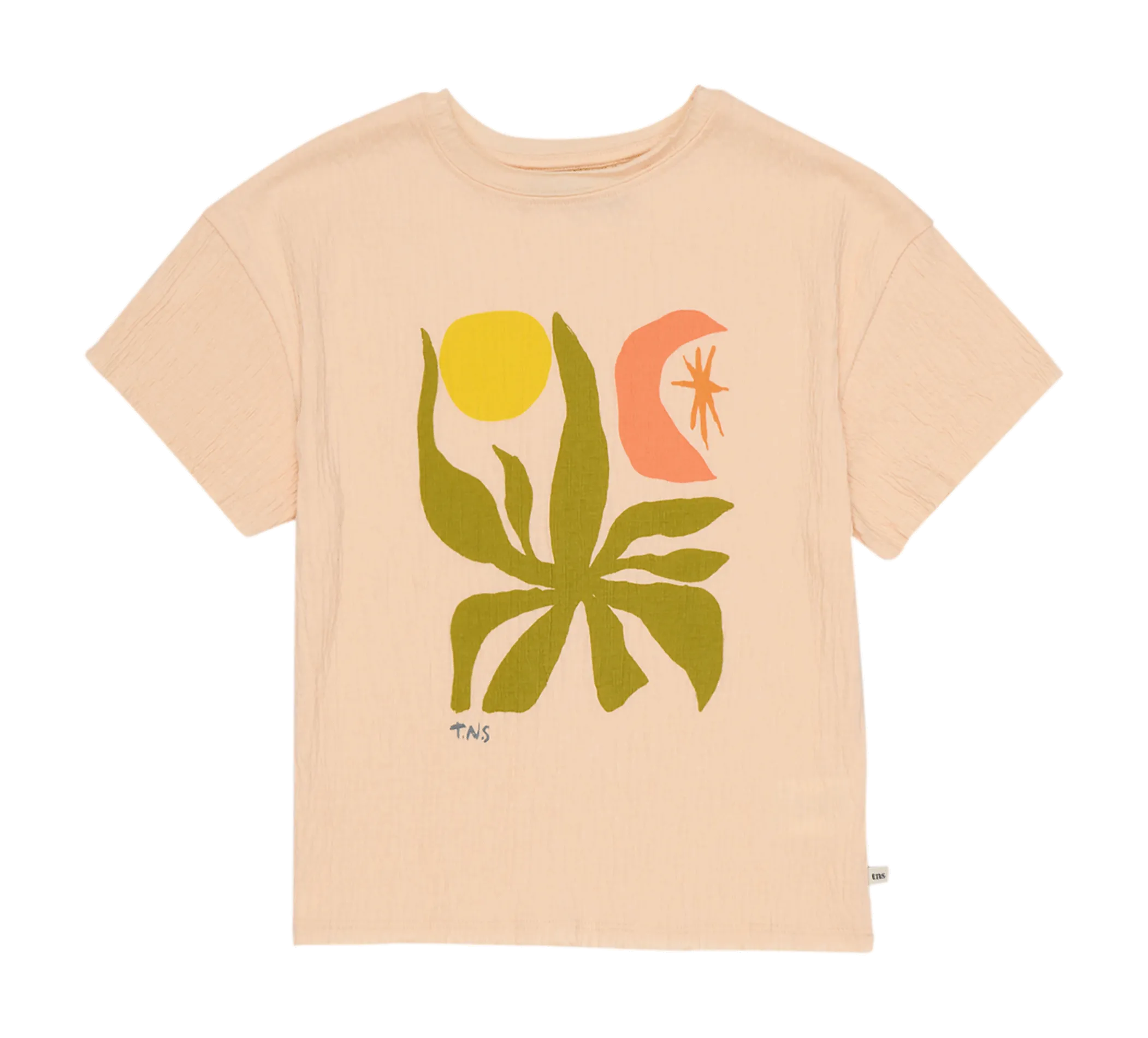 Tee-shirt col rond à imprimé Rose SYLVANA