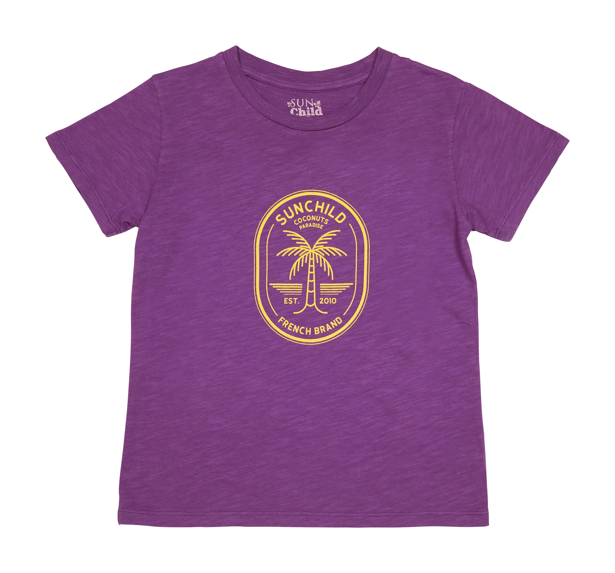 Tee-shirt en coton Violet COCONUT