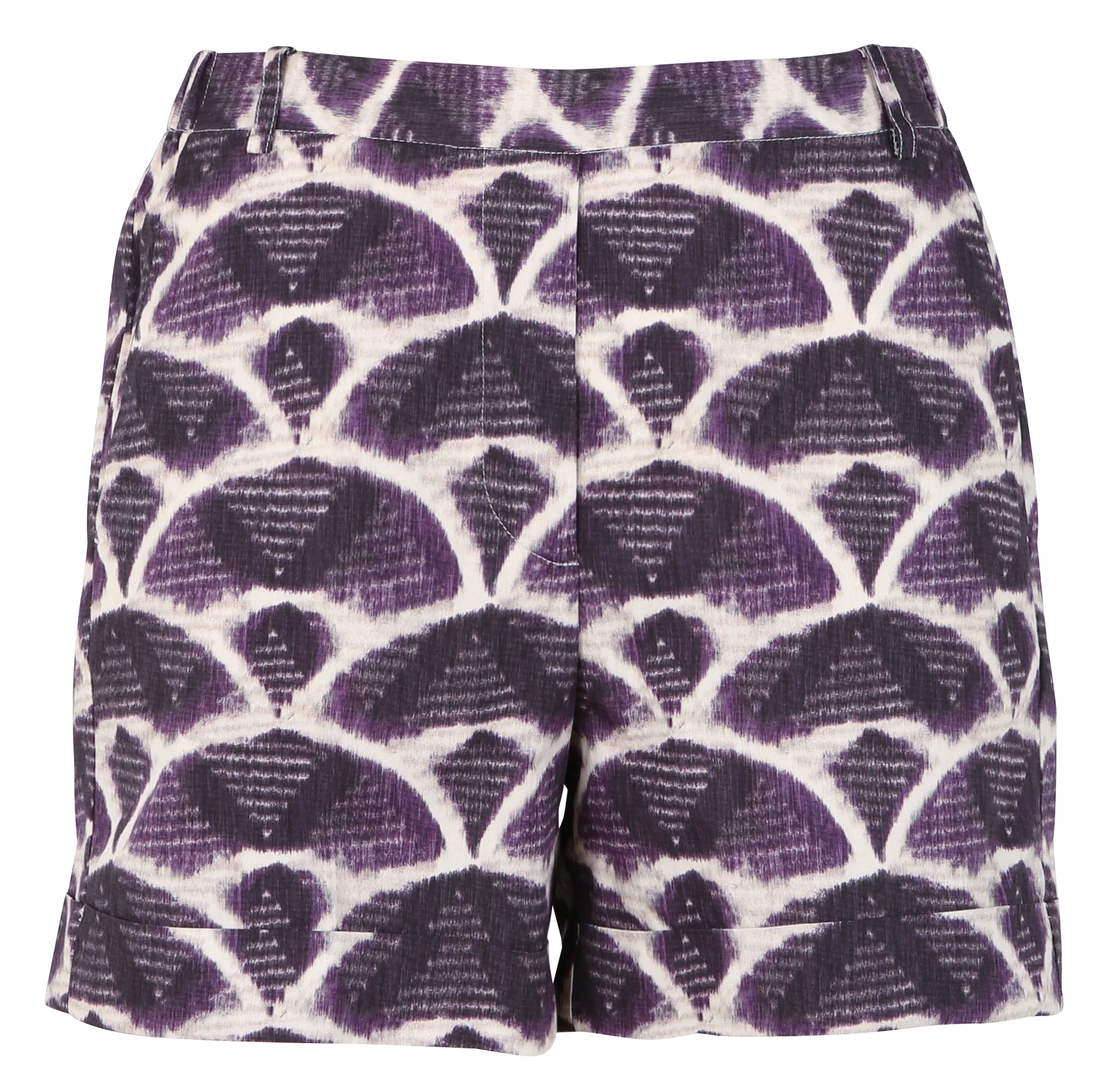 Short imprimé en coton Violet SONIC