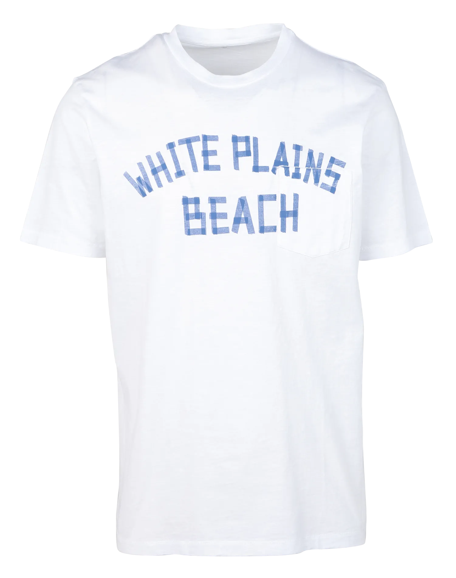 Tee-shirt sérigraphié en coton Blanc