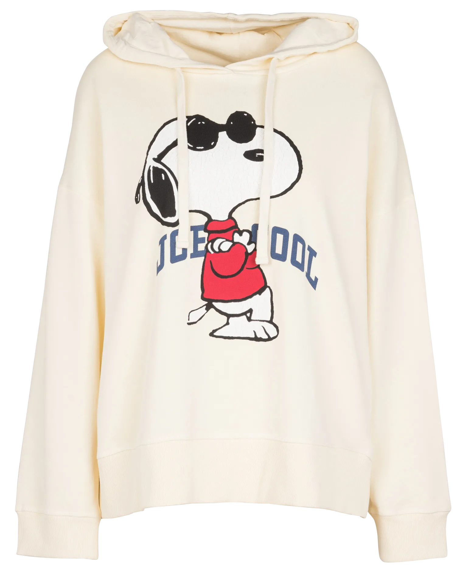 Sweat à capuche sérigraphié en coton Swildens x Peanuts Blanc DIMANCHE