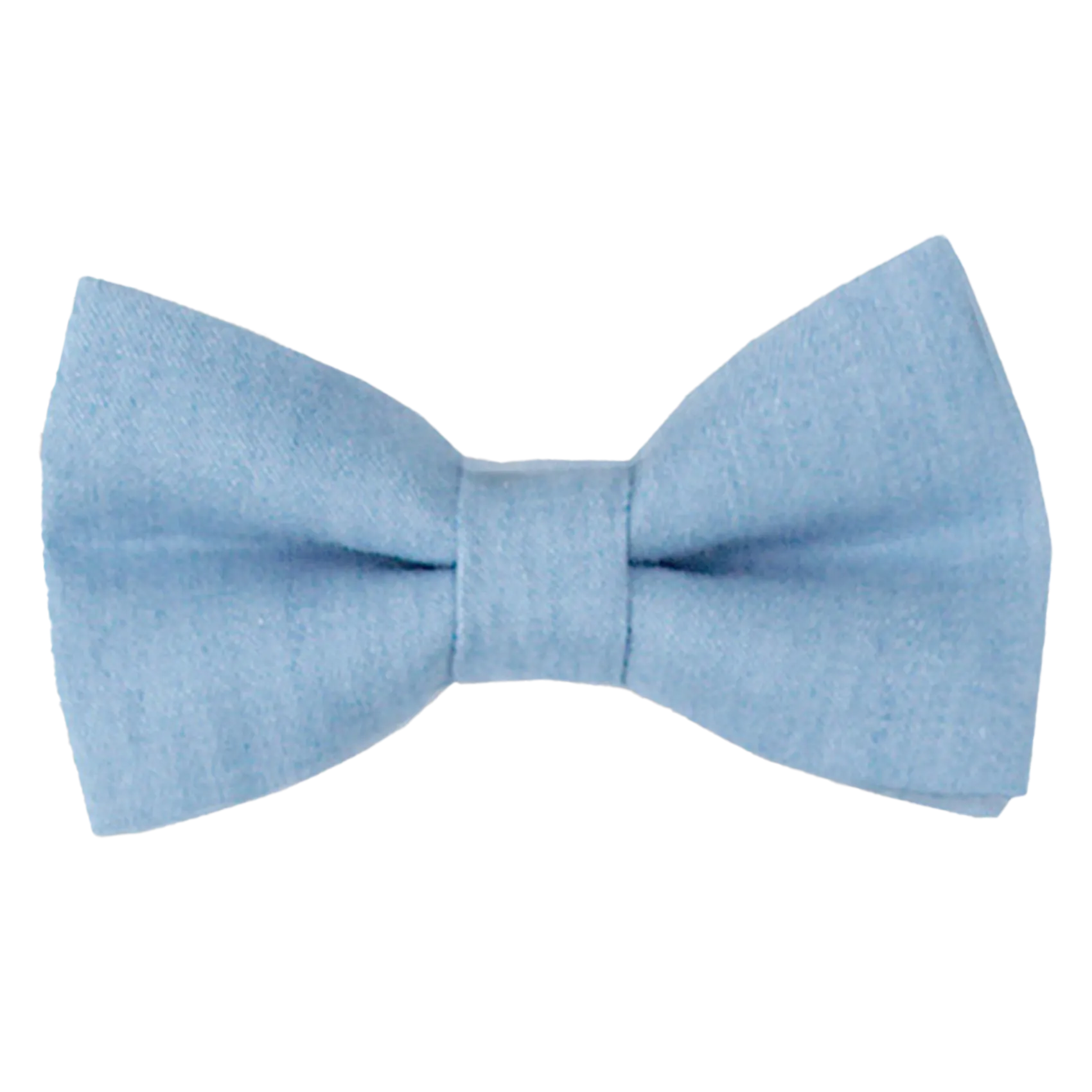 Noeud papillon en coton imprimé Bleu