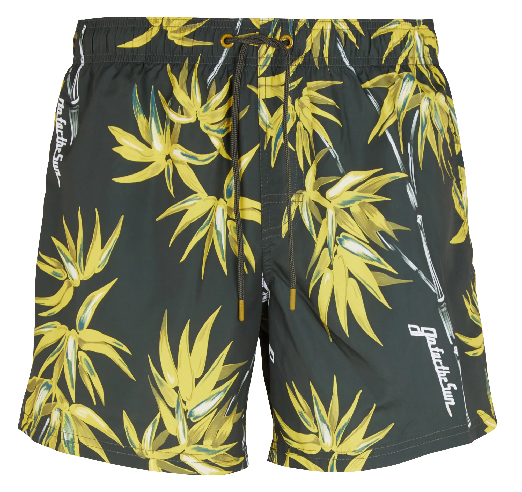 Short de bain imprimé Kaki