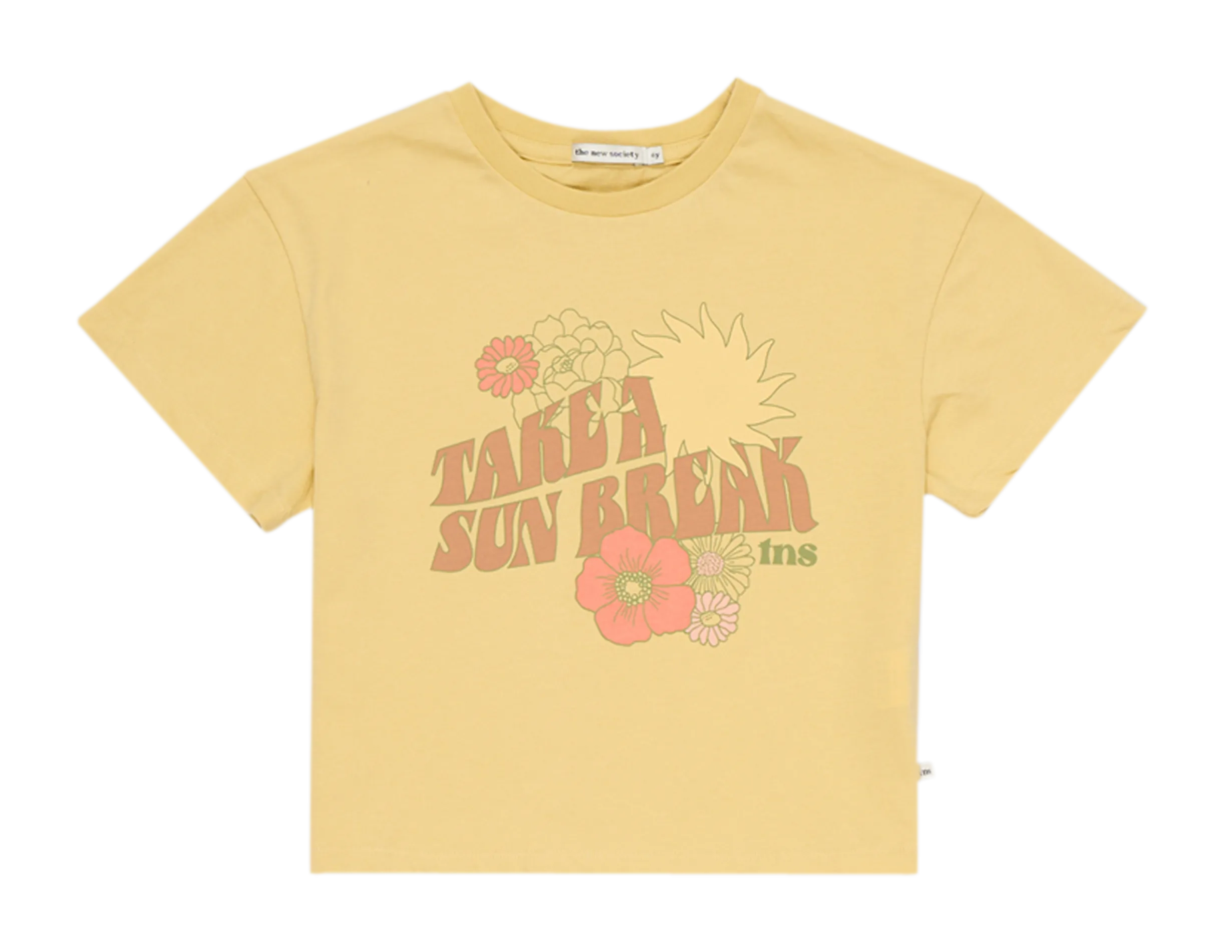 Tee-Shirt en coton Jaune SOLARE