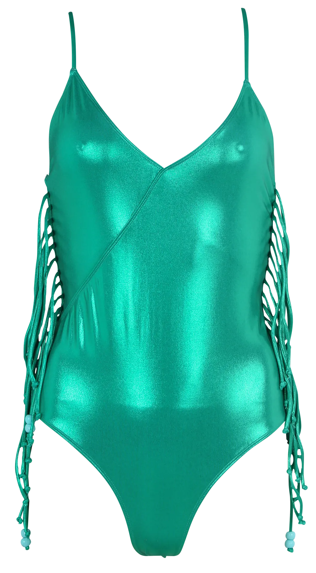 Maillot de bain 1 pièce métallisé Vert HONOLULU