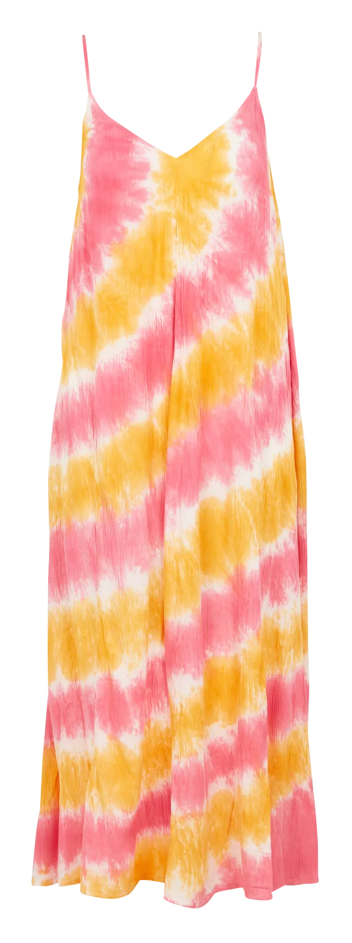 Robe longue à bretelle tie and dye Multicolore TIDO