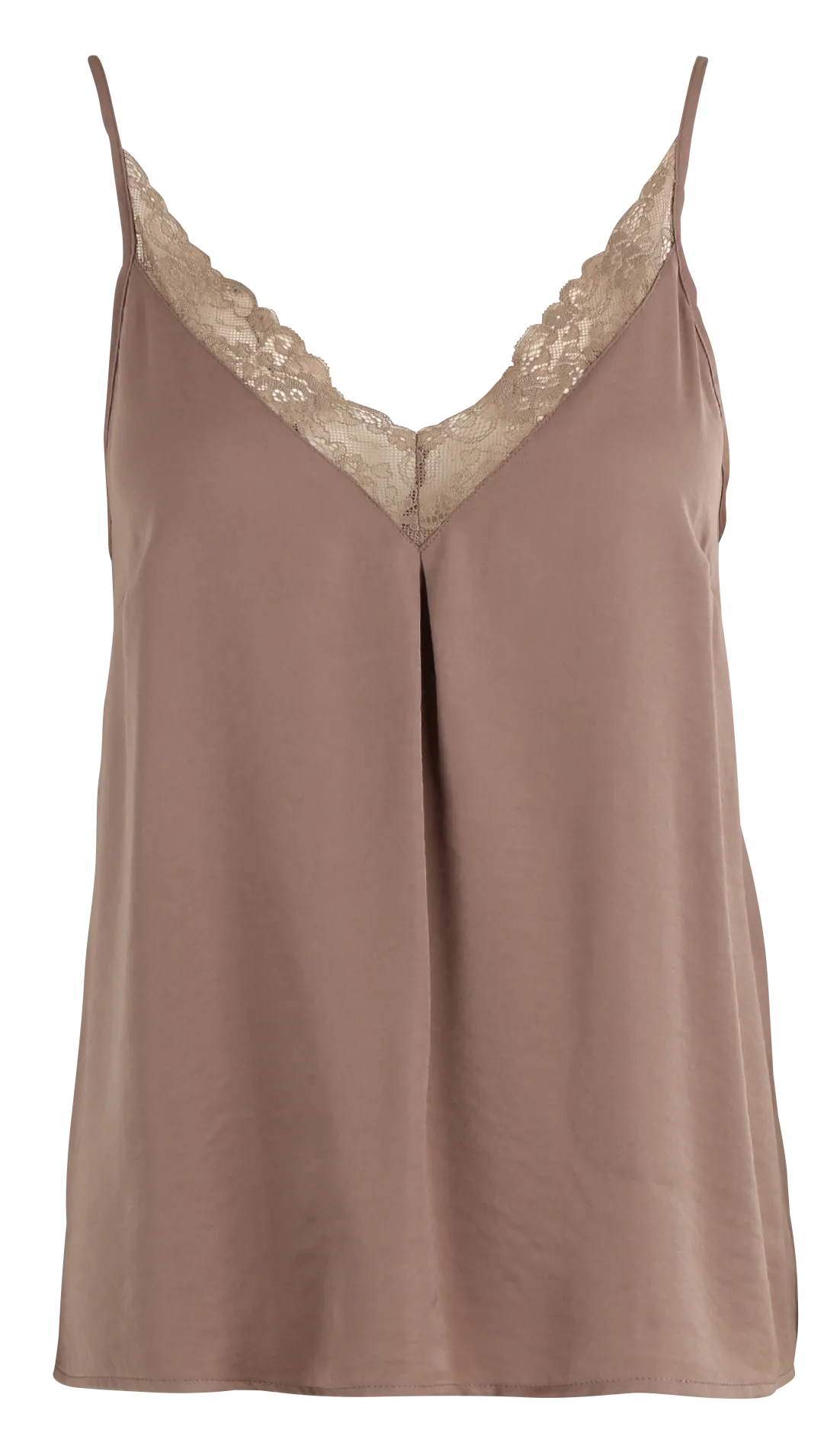 Caraco encolure V droit Marron CAVA