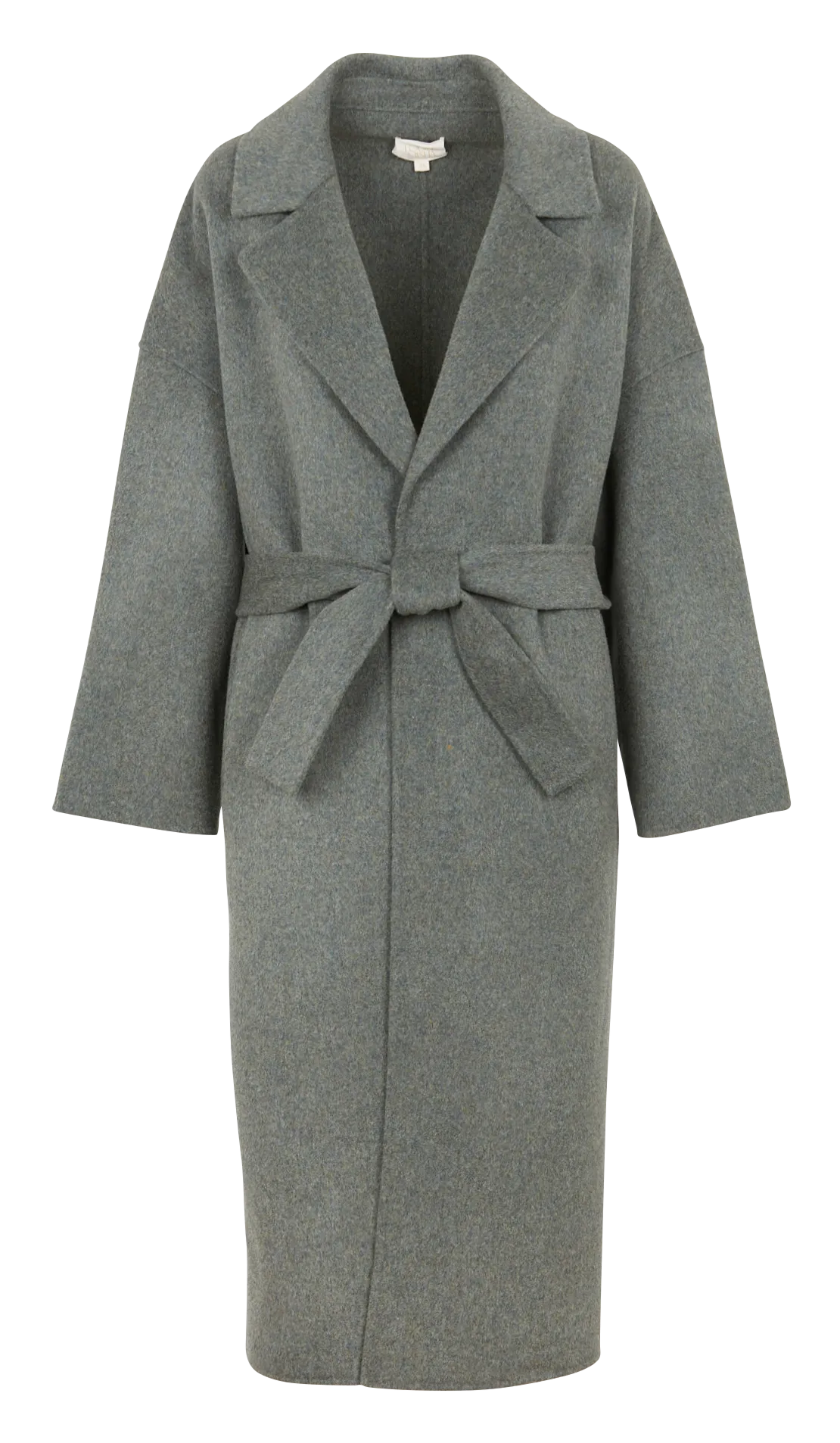 Manteau ample à encolure crantée Vert SIMON