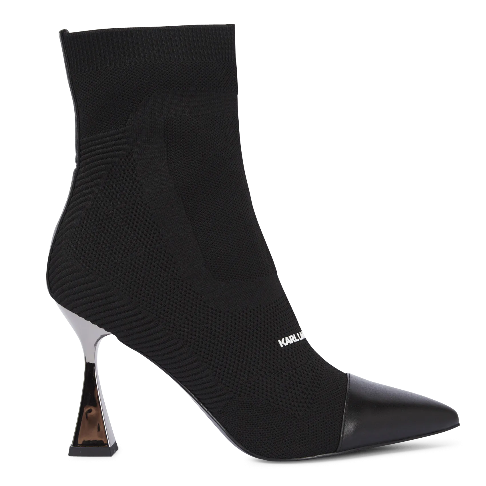 Bottines pointues à talon Noir DEBUT