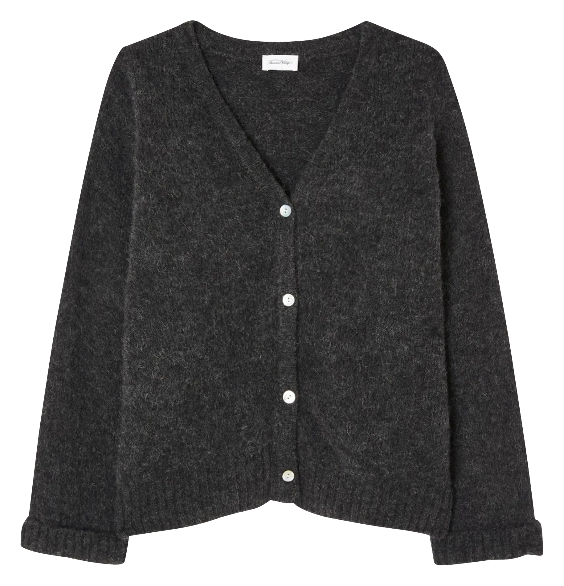 Gilet col V ample Gris EAST